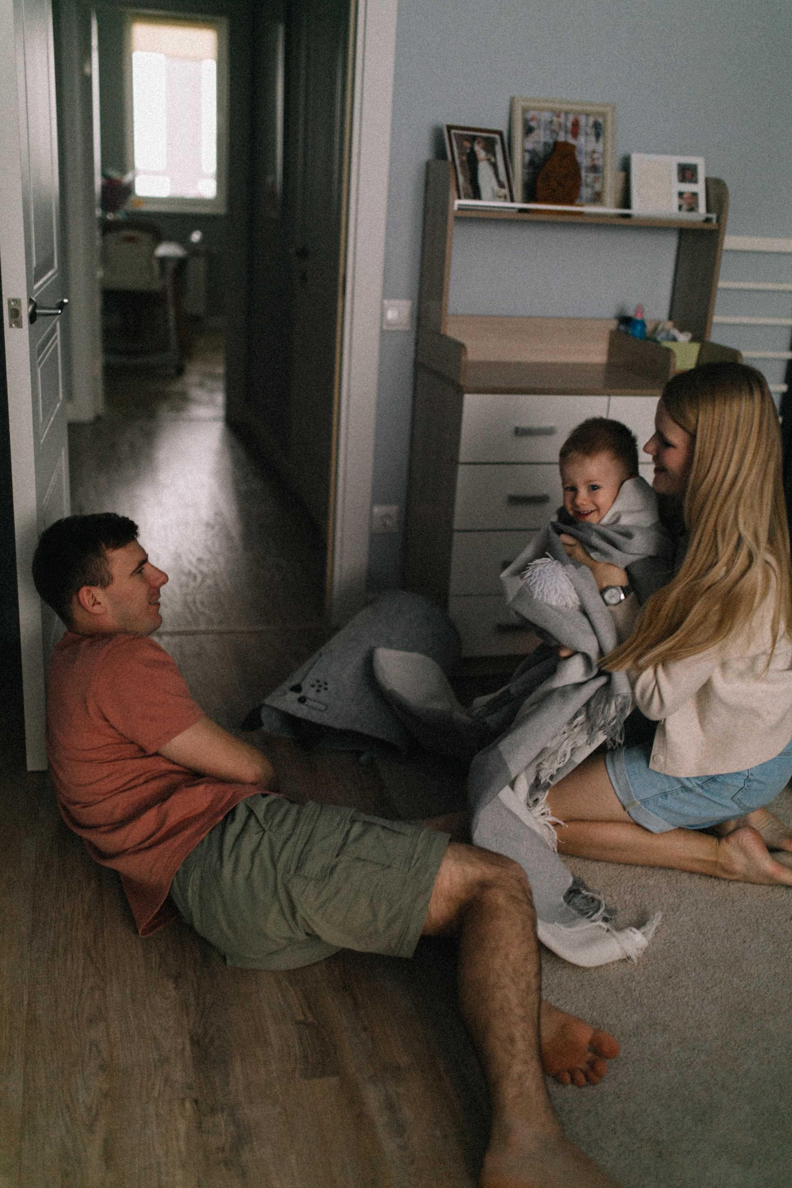 Ульяна, Игорь и маленький Филипп. Семейный фотограф в Москве и Люберцах Юлия Гуськова