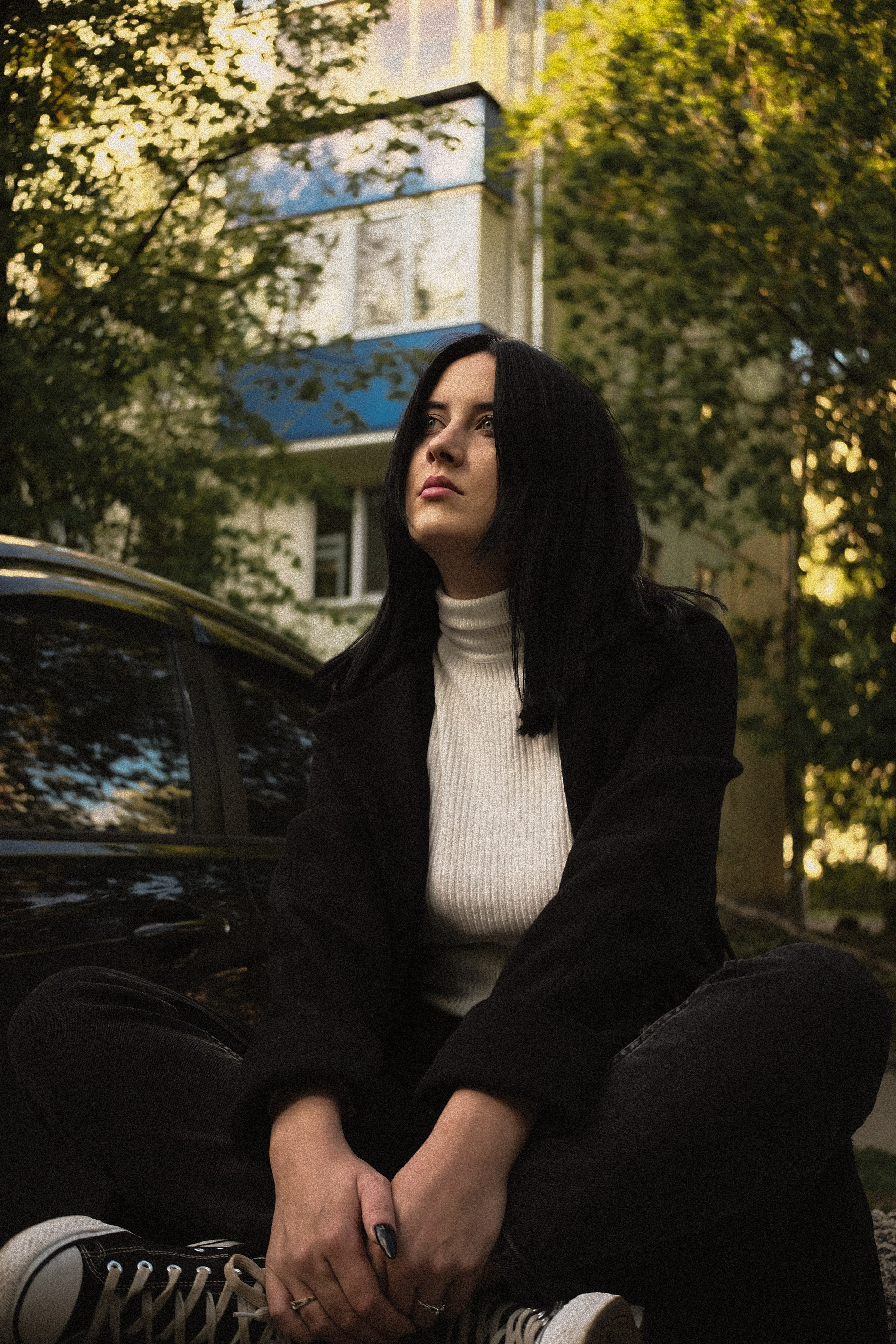 Стилизованная портретная фотосессия во дворах Казани