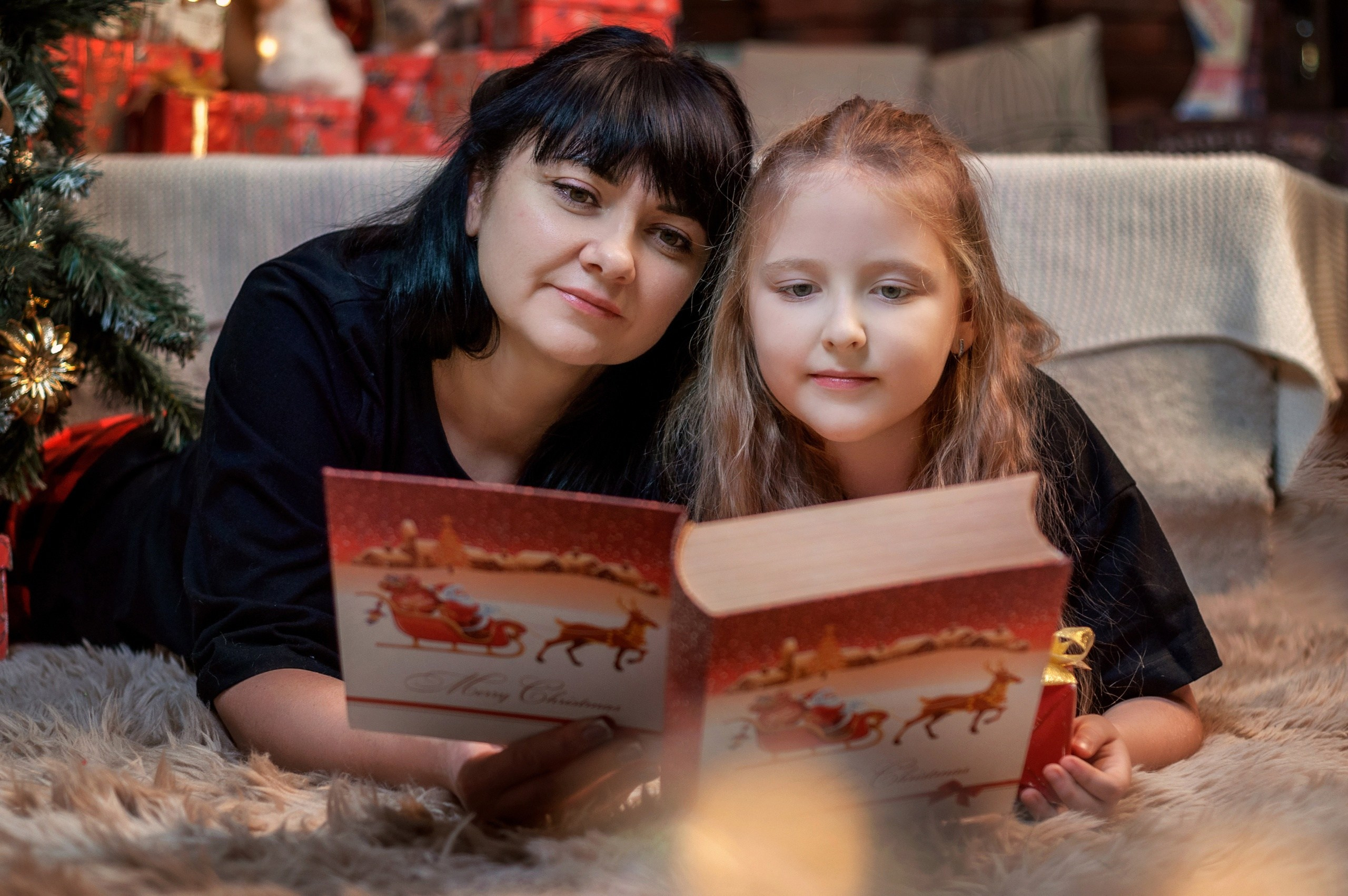 Новогодняя фотосессия. Инна. Женя. Детский и семейный фотограф Анна Орманжи, Салехард