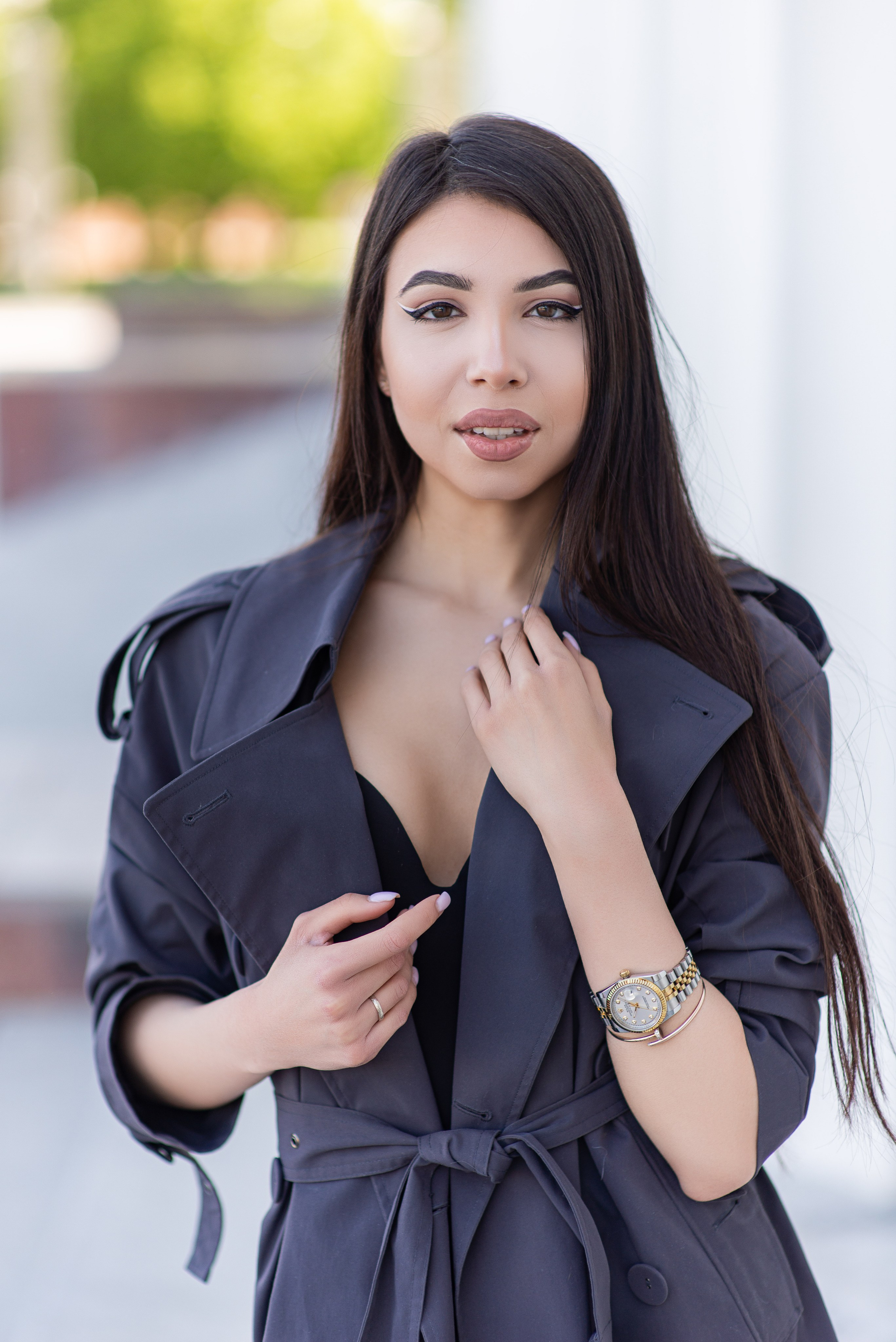 Уличная фотосессия Елизаветы. Свадебный и репортажный фотограф в Москве