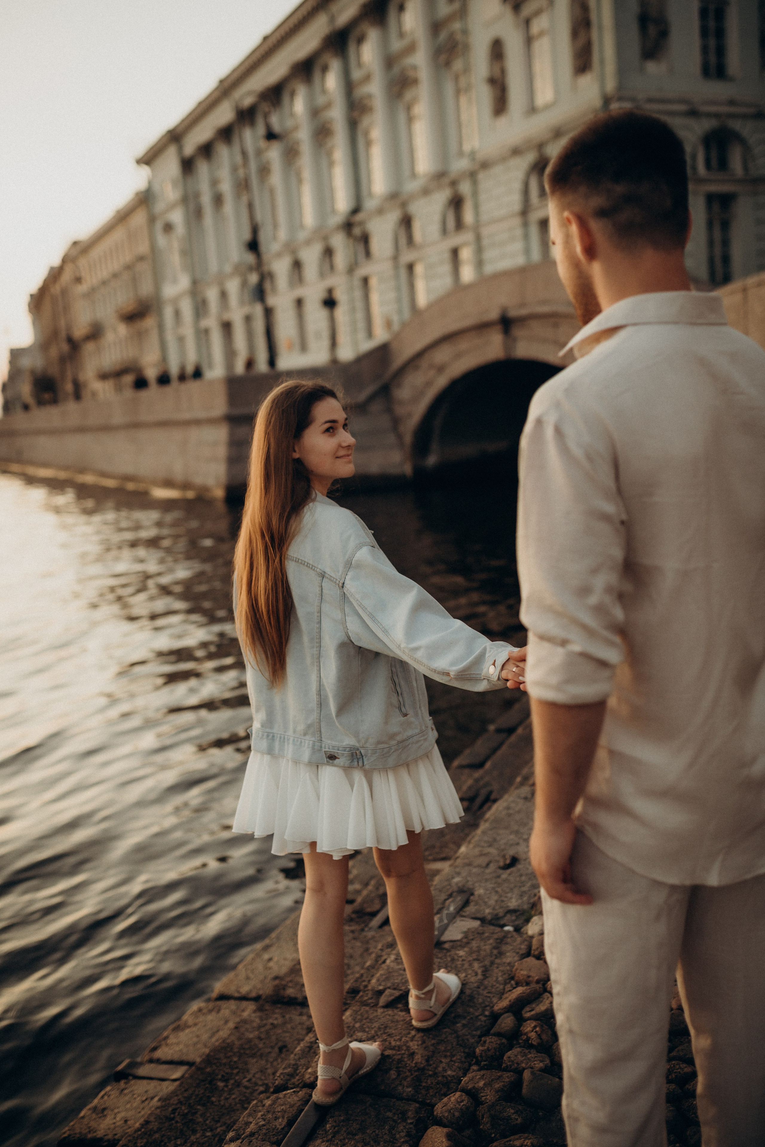 Фотосессия с разводными мостами: LoveStory. Фотограф Санкт-Петербург Князева Елизавета