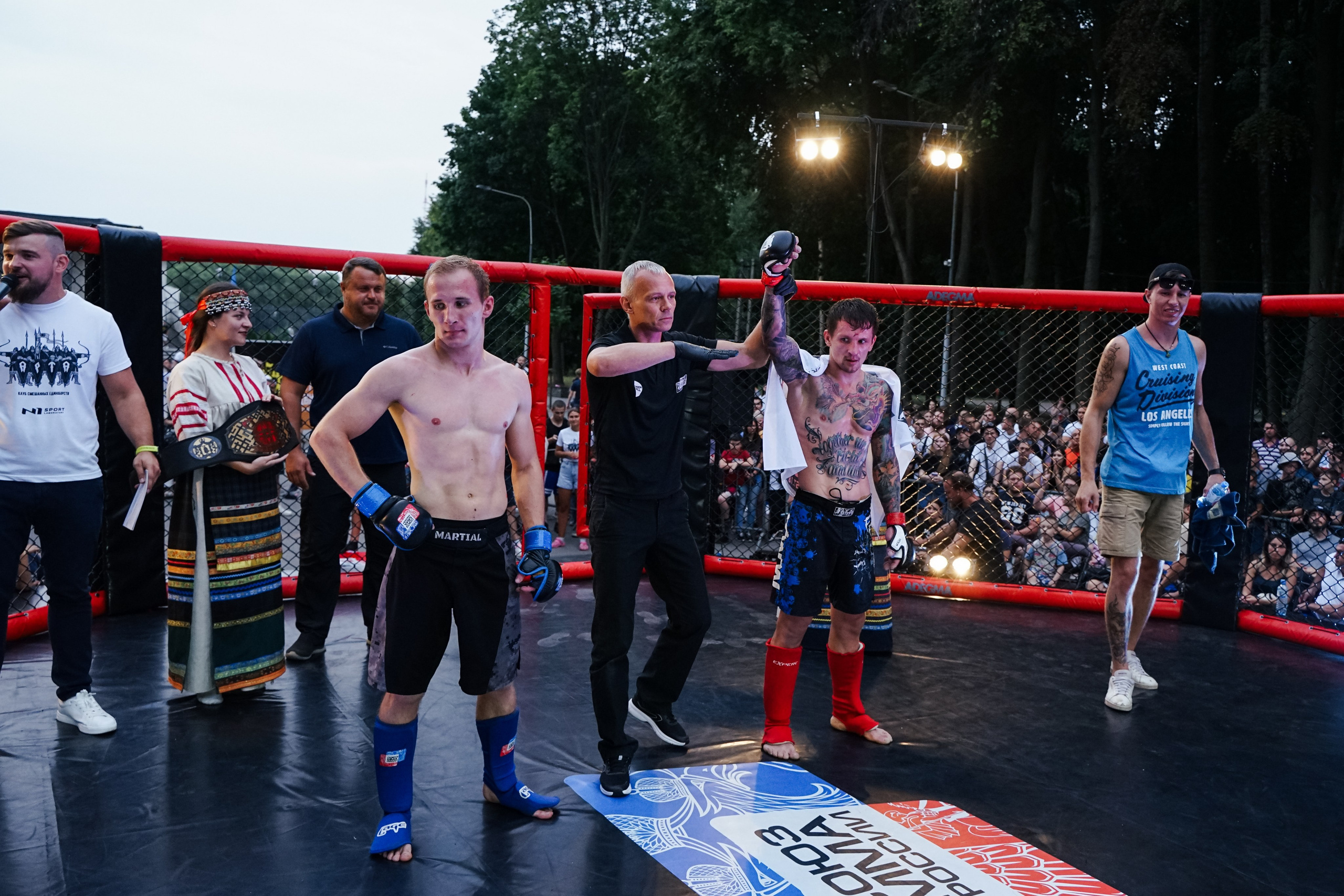 Вечер боев в ЦПКиО. Фотограф Надежда Погребняк | Рязань | Москва