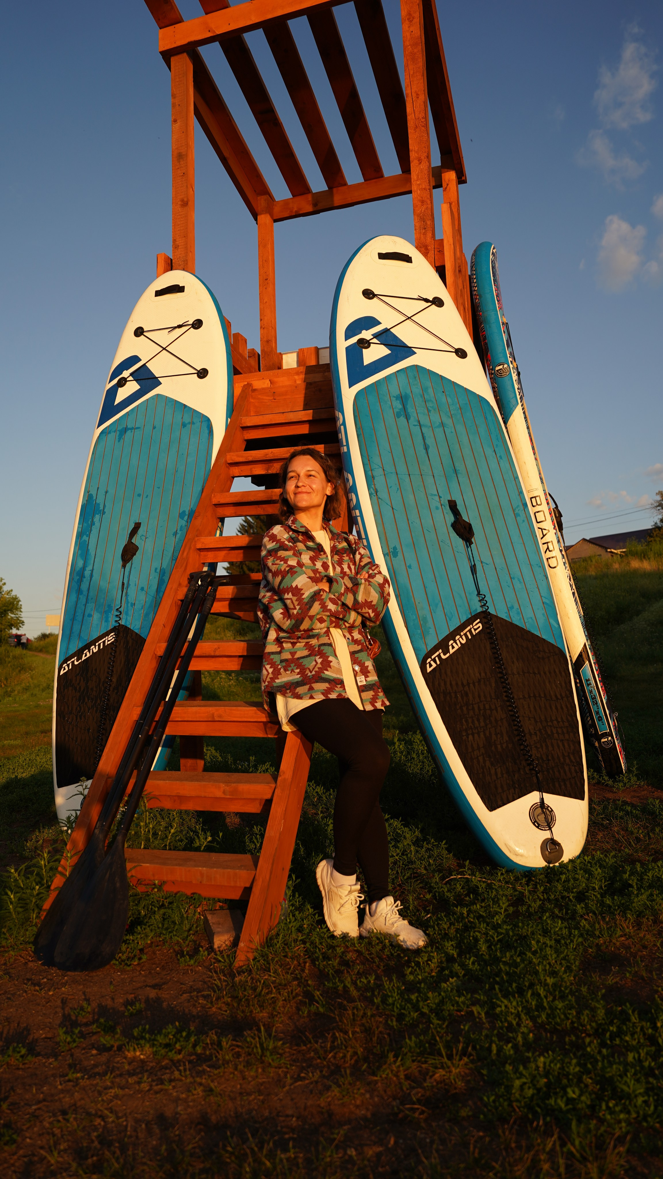 Рассветы на сапбордах в Уфе