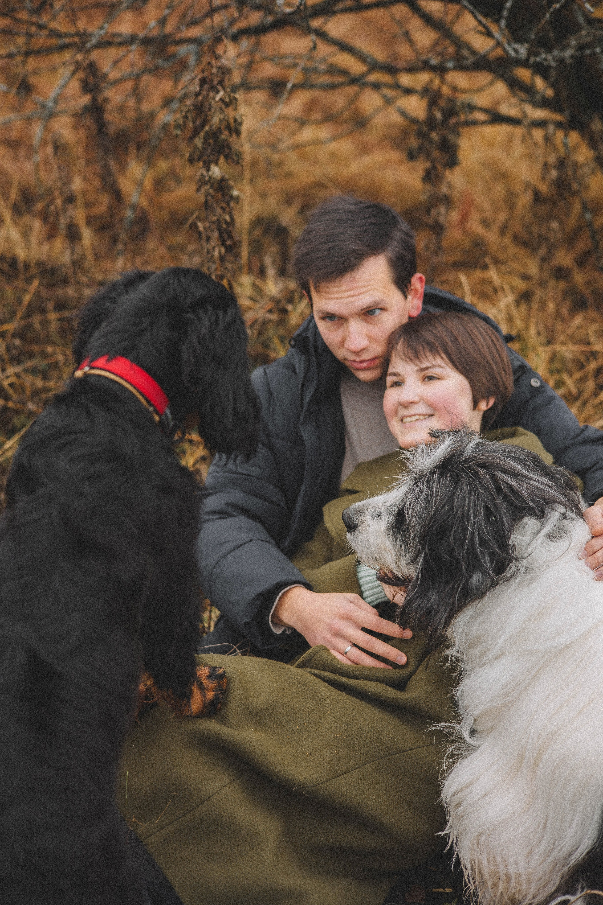 Даша, Глеб, Барс и Бруно. Фотограф-анималист Богданова Полина