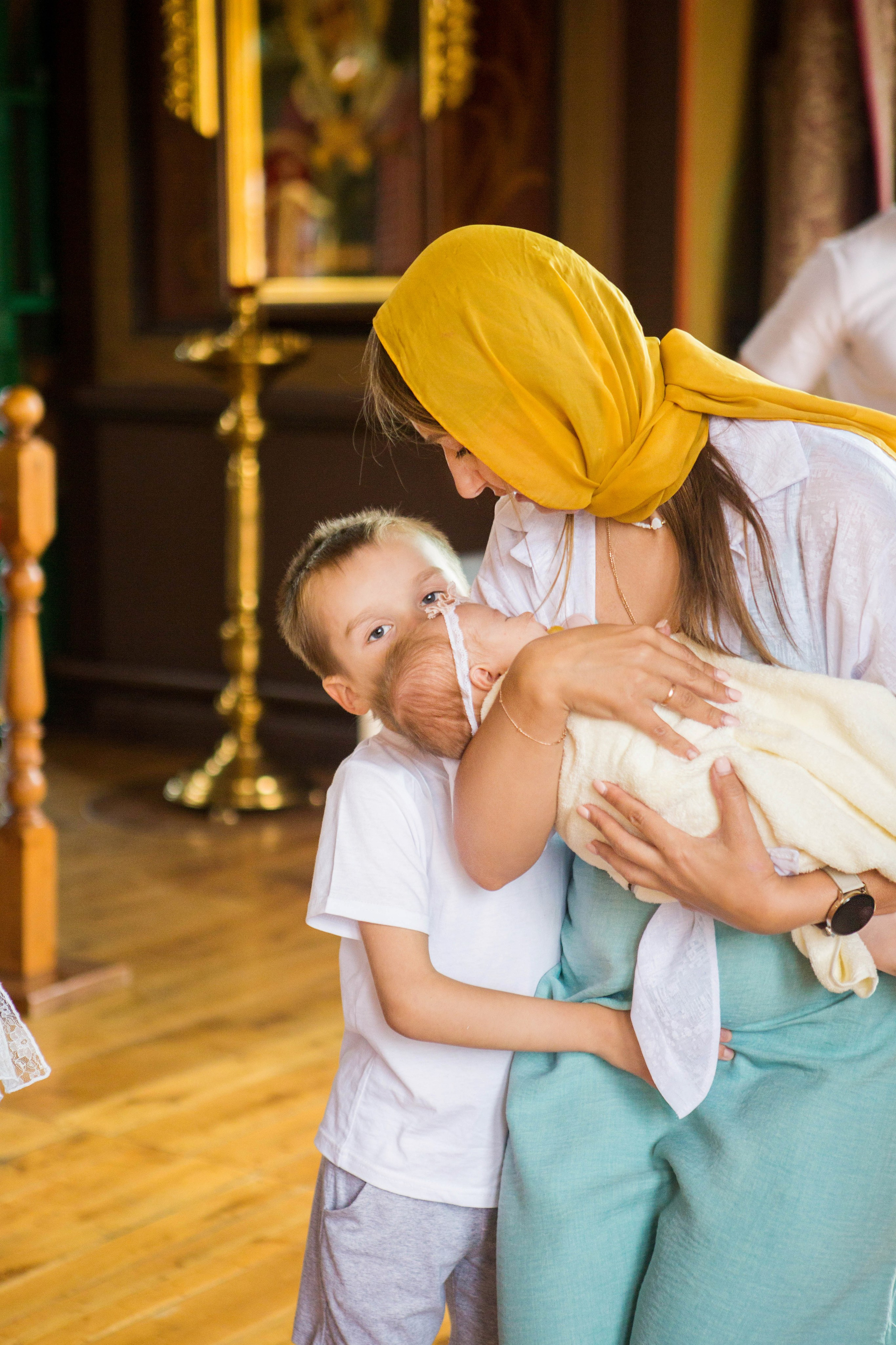 Крещение Анны. Свято-Троицкий собор. Свадебный семейный и детский фотограф в Краснодаре Карина Федоровская
