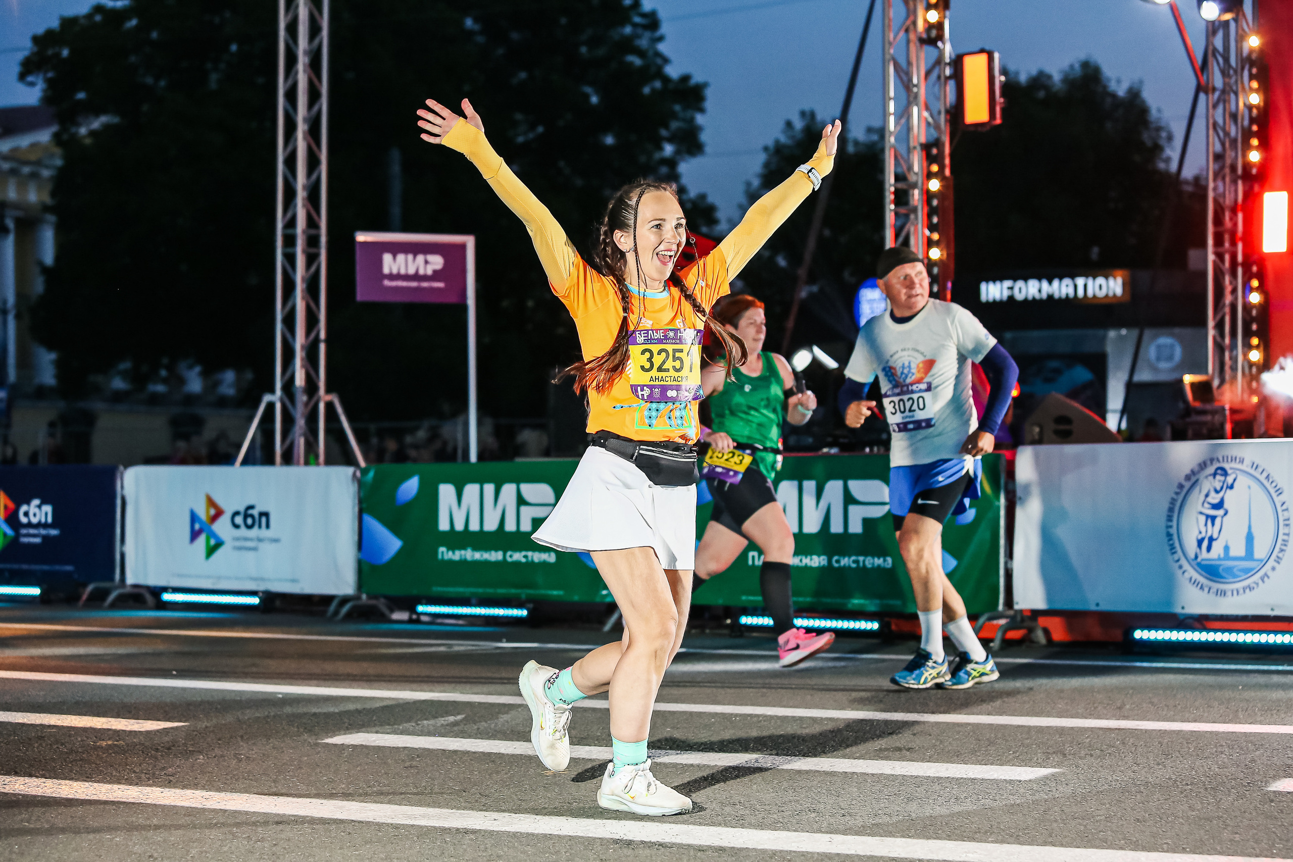 Марафон Белые Ночи 2023. Сергей Гусев — спортивная фотография, виртуальные туры, 3д панорамы