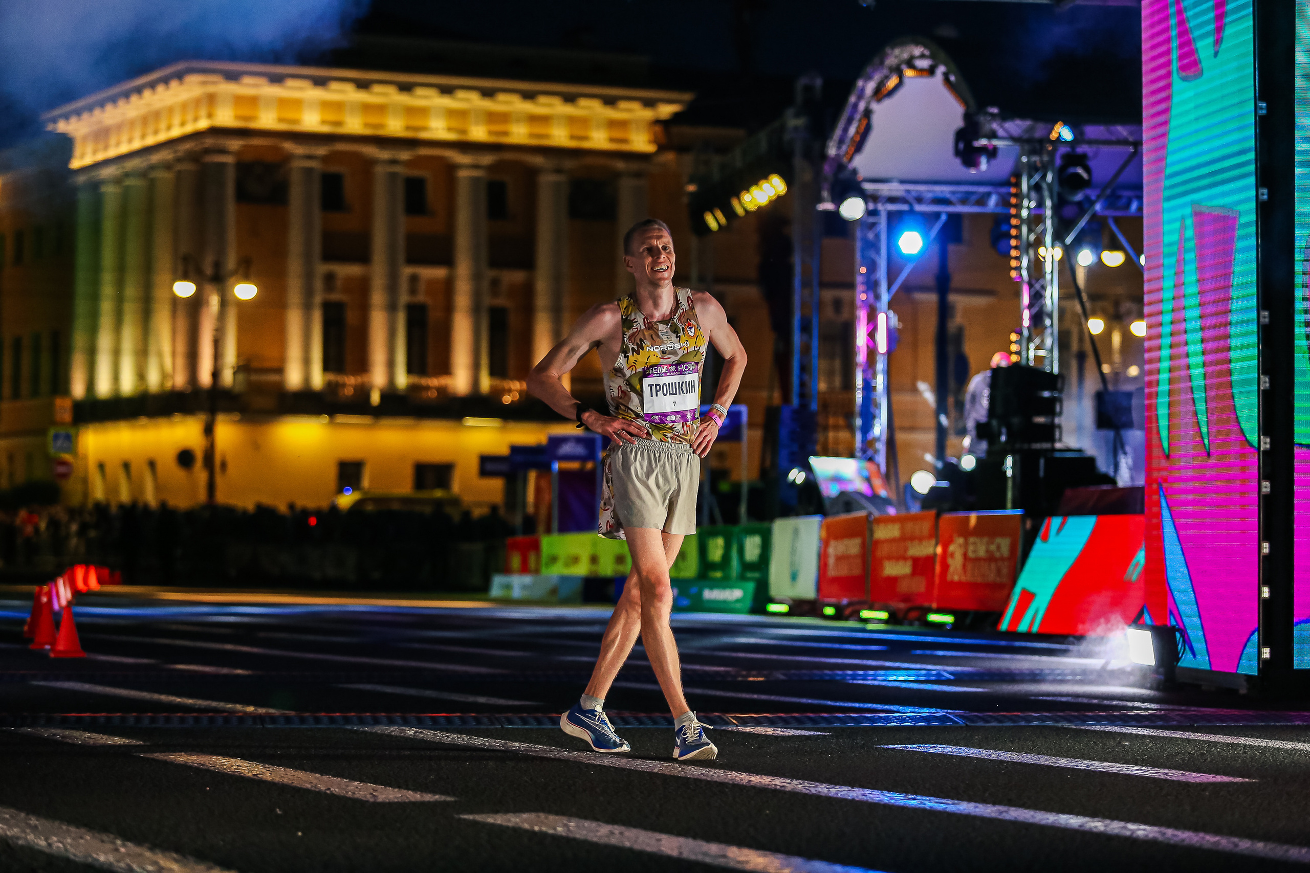 Марафон Белые Ночи 2023. Сергей Гусев — спортивная фотография, виртуальные туры, 3д панорамы