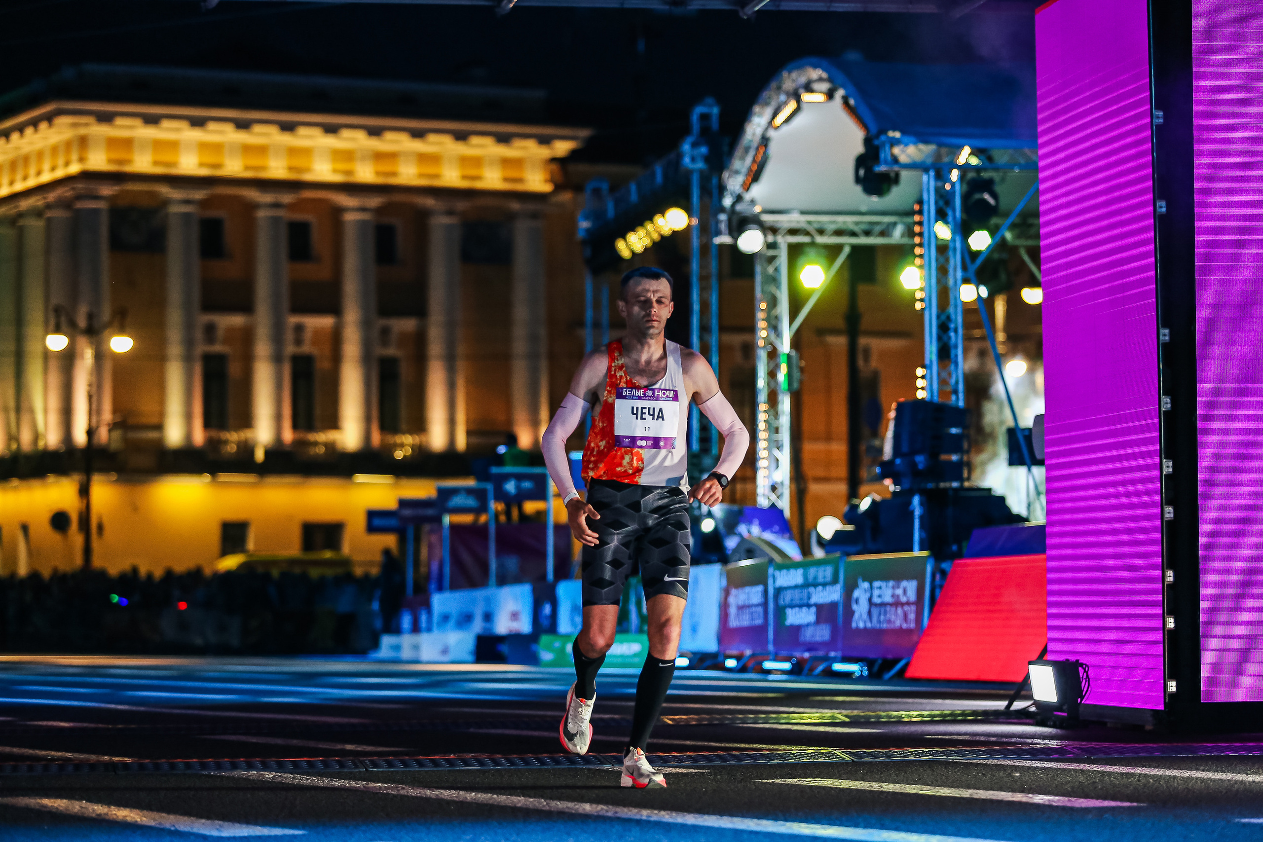 Марафон Белые Ночи 2023. Сергей Гусев — спортивная фотография, виртуальные туры, 3д панорамы