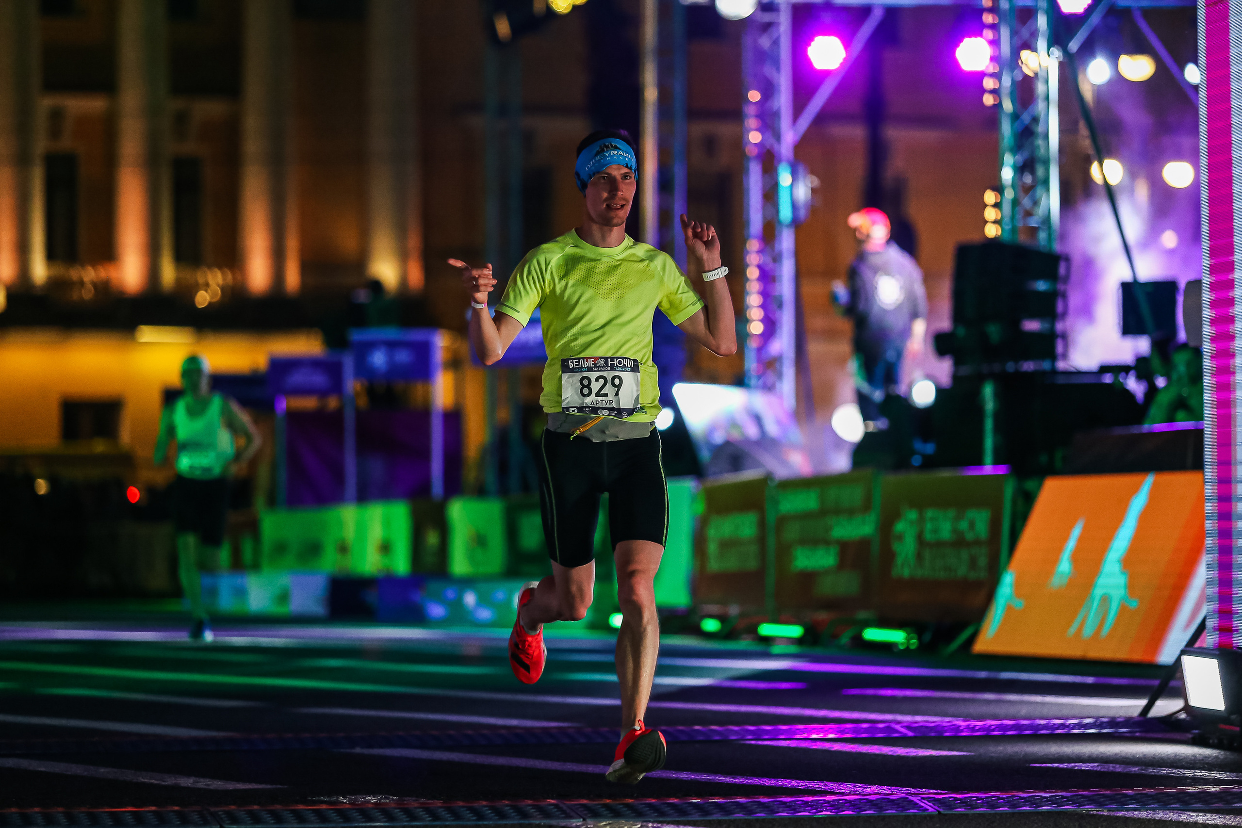 Марафон Белые Ночи 2023. Сергей Гусев — спортивная фотография, виртуальные туры, 3д панорамы