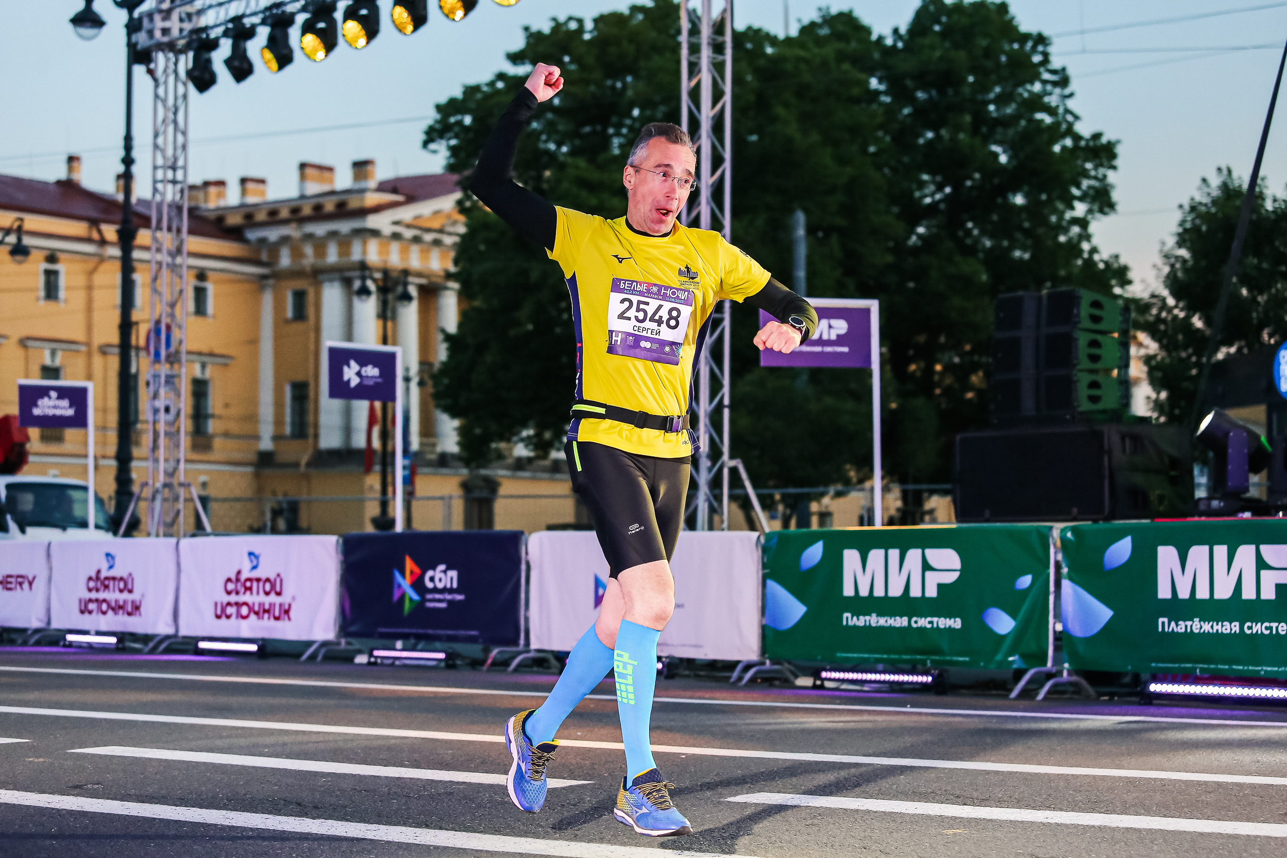 Марафон Белые Ночи 2023. Сергей Гусев — спортивная фотография, виртуальные туры, 3д панорамы
