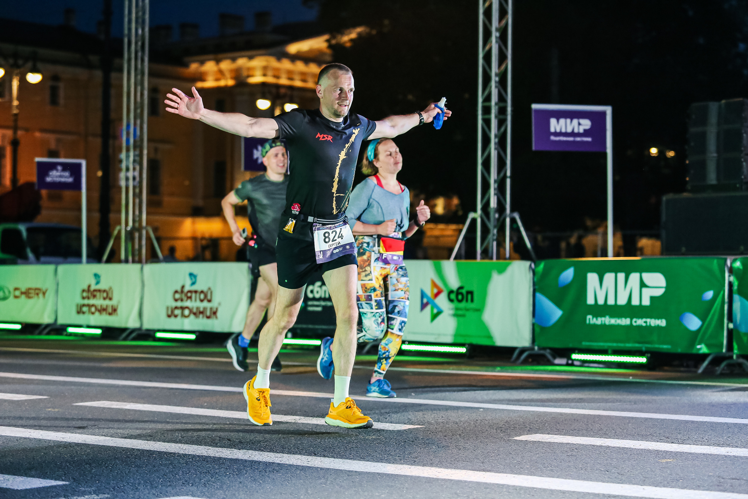 Марафон Белые Ночи 2023. Сергей Гусев — спортивная фотография, виртуальные туры, 3д панорамы
