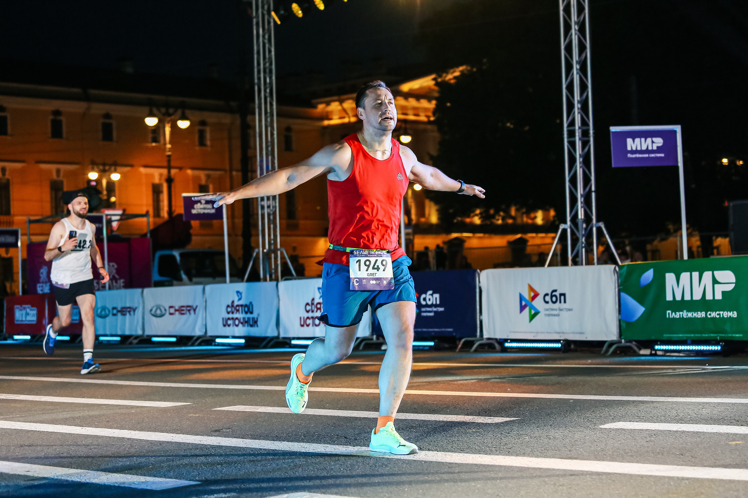 Марафон Белые Ночи 2023. Сергей Гусев — спортивная фотография, виртуальные туры, 3д панорамы