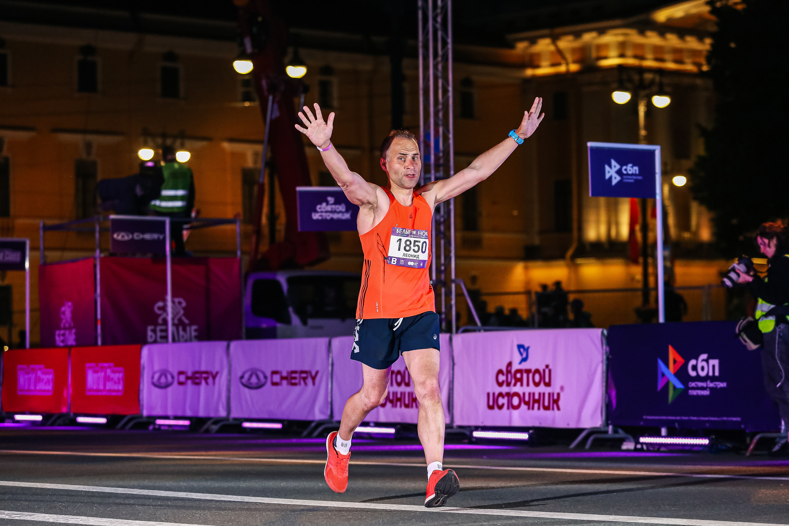 Марафон Белые Ночи 2023. Сергей Гусев — спортивная фотография, виртуальные туры, 3д панорамы