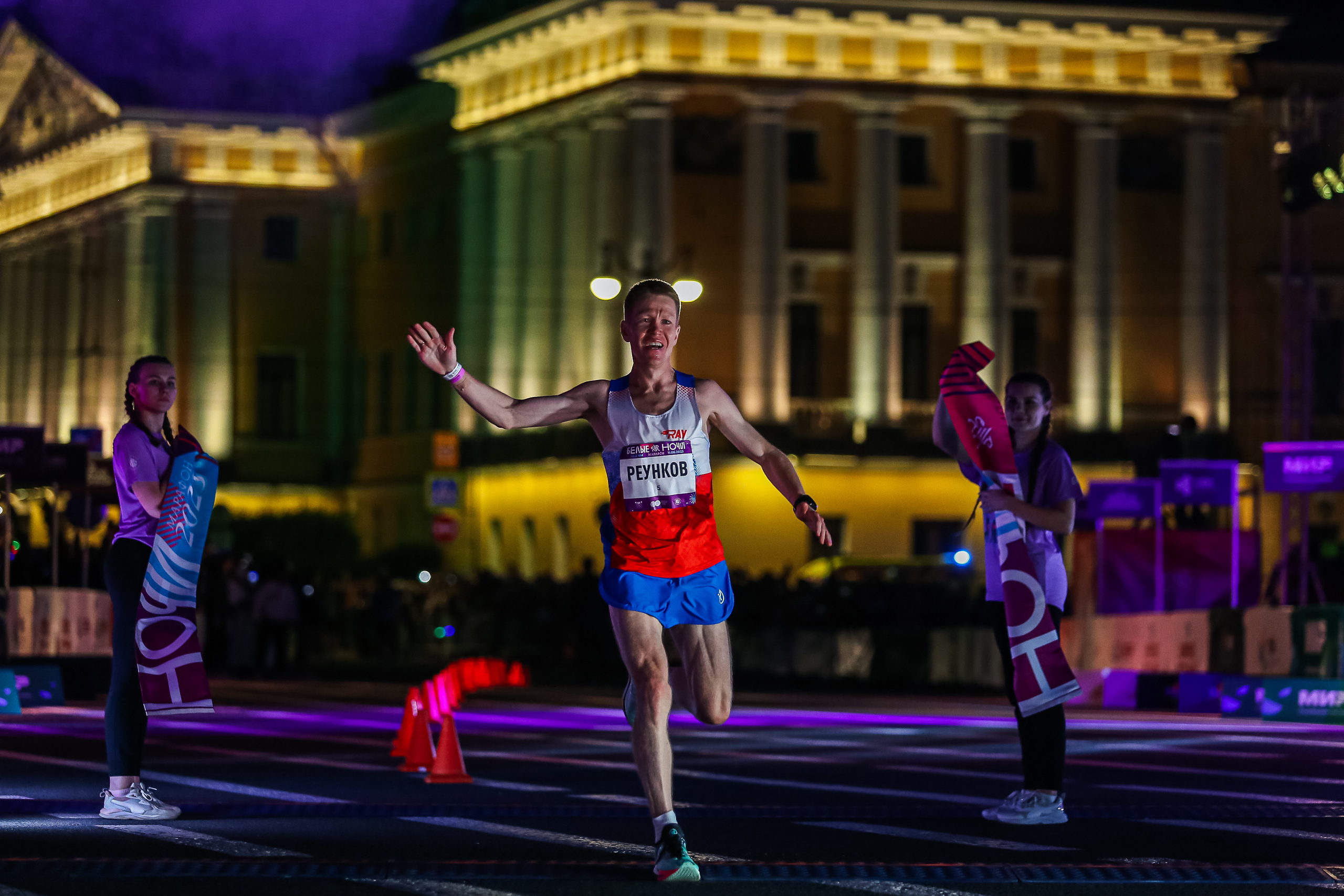 Марафон Белые Ночи 2023. Сергей Гусев — спортивная фотография, виртуальные туры, 3д панорамы