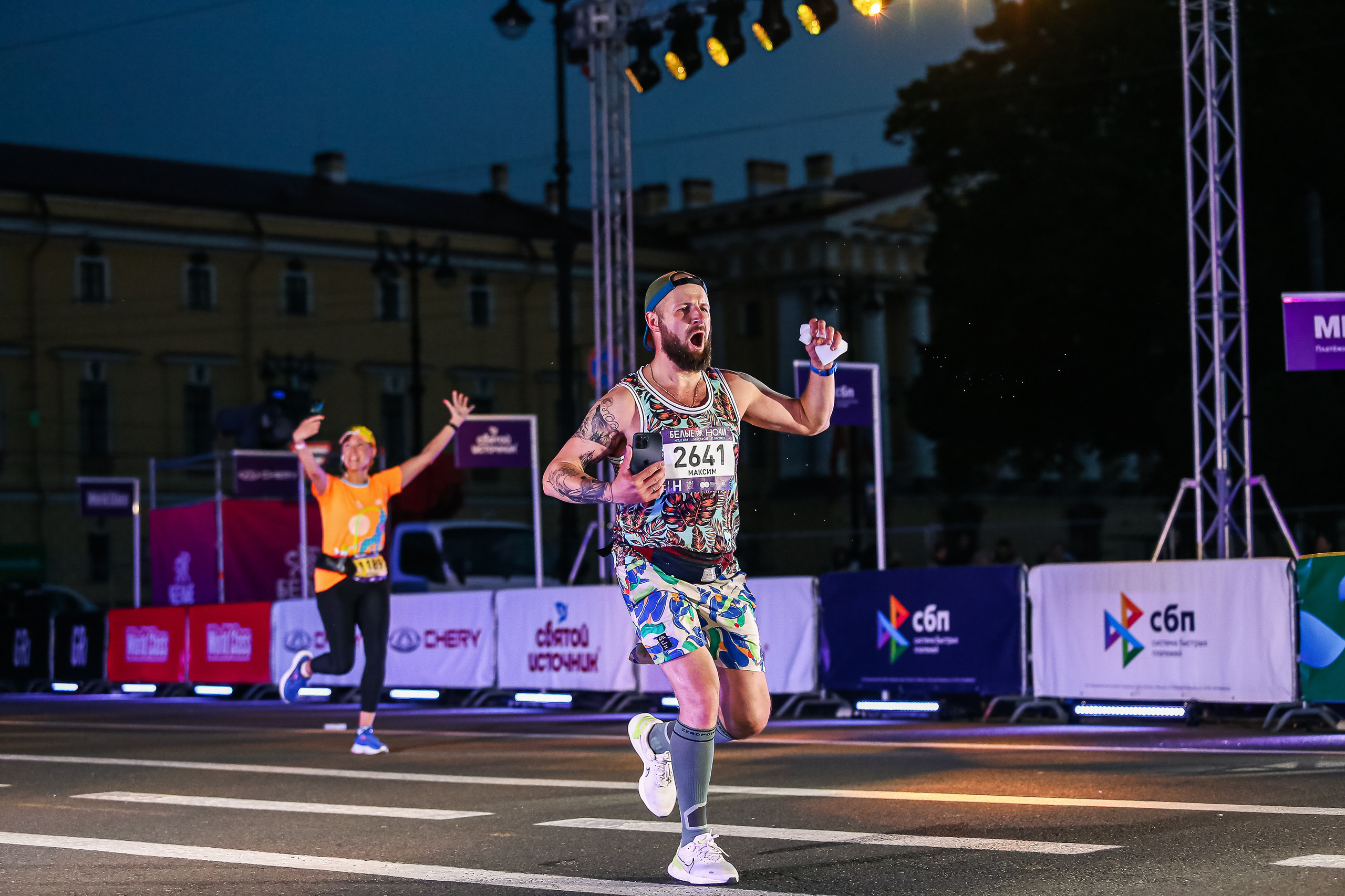 Марафон Белые Ночи 2023. Сергей Гусев — спортивная фотография, виртуальные туры, 3д панорамы