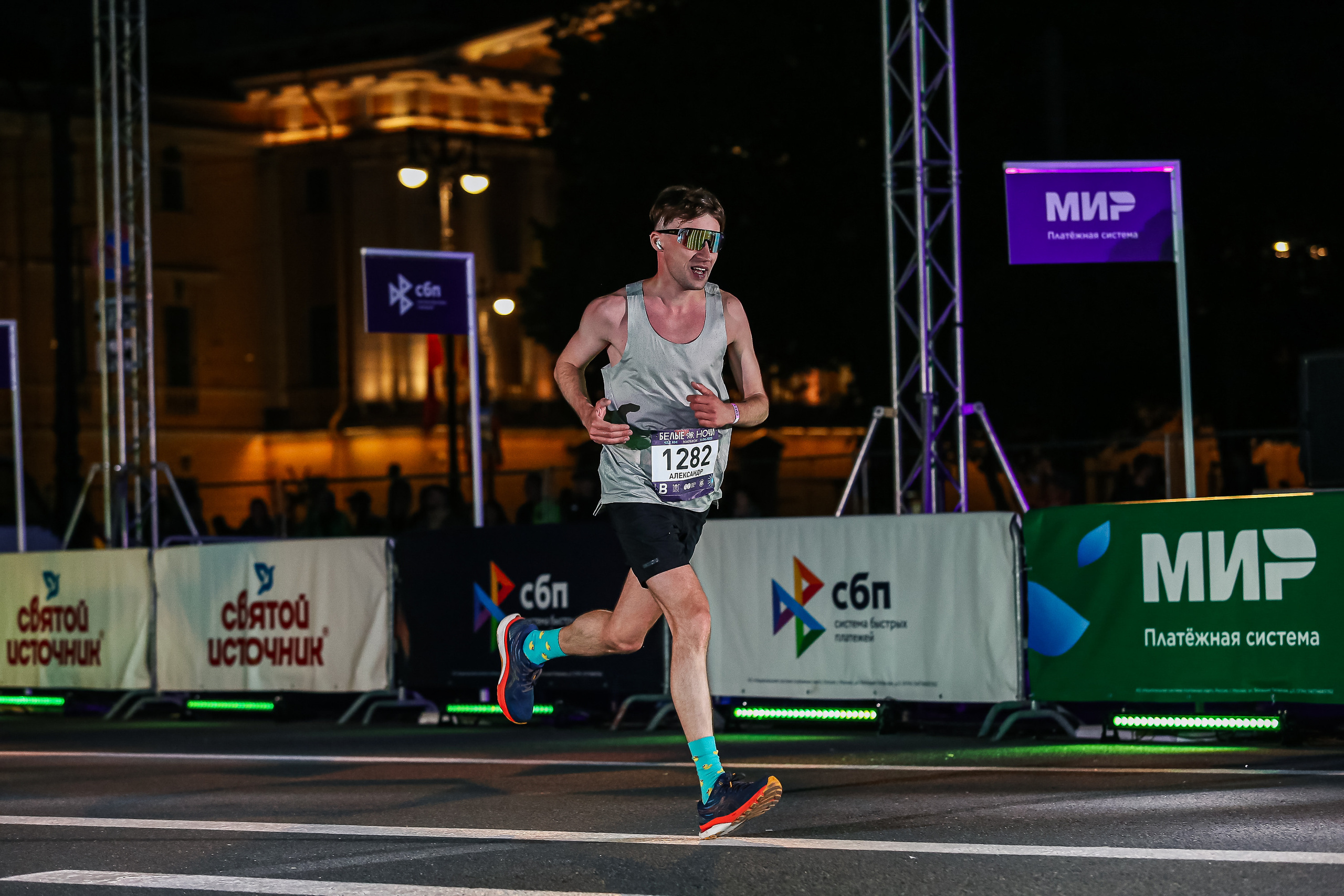 Марафон Белые Ночи 2023. Сергей Гусев — спортивная фотография, виртуальные туры, 3д панорамы