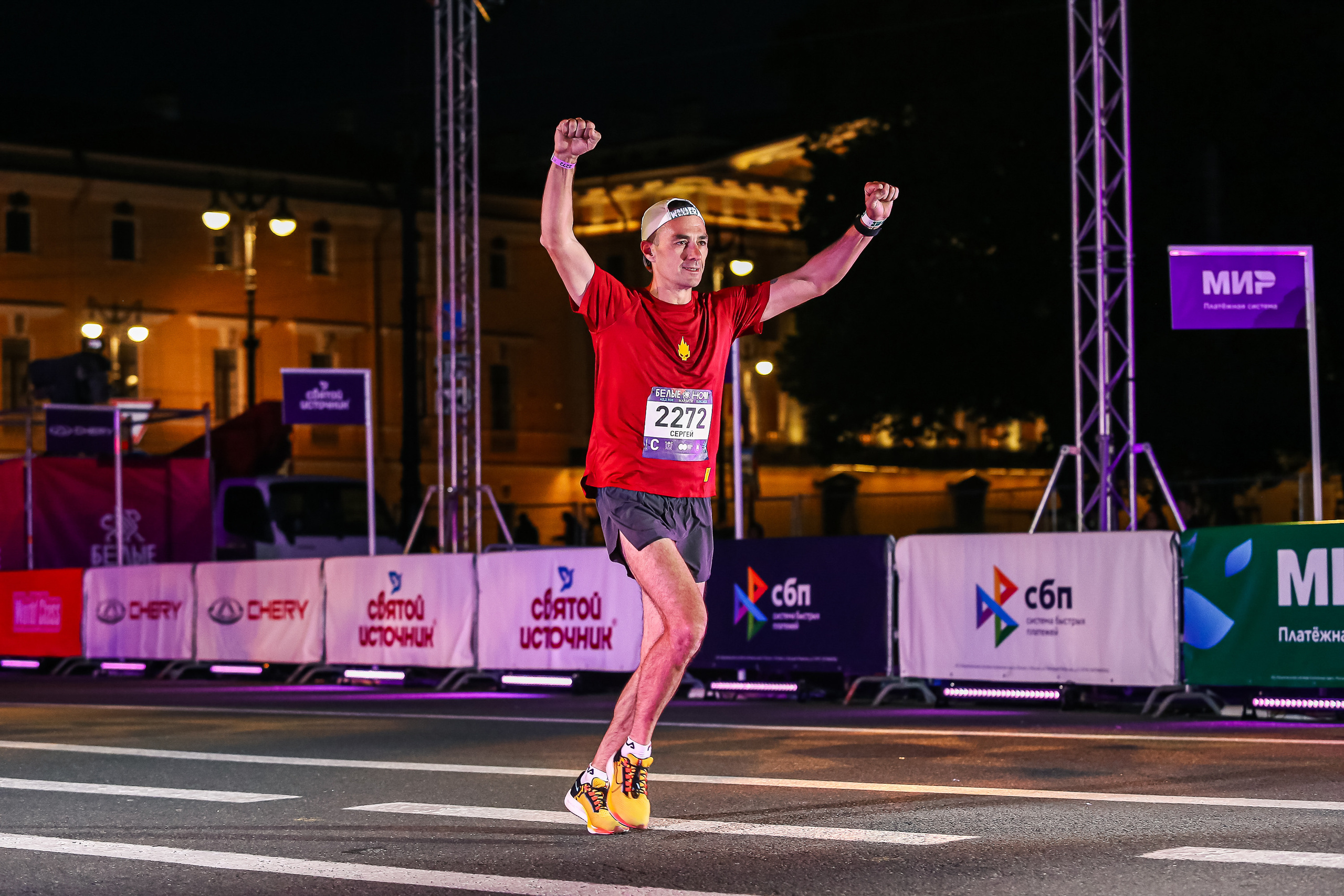 Марафон Белые Ночи 2023. Сергей Гусев — спортивная фотография, виртуальные туры, 3д панорамы