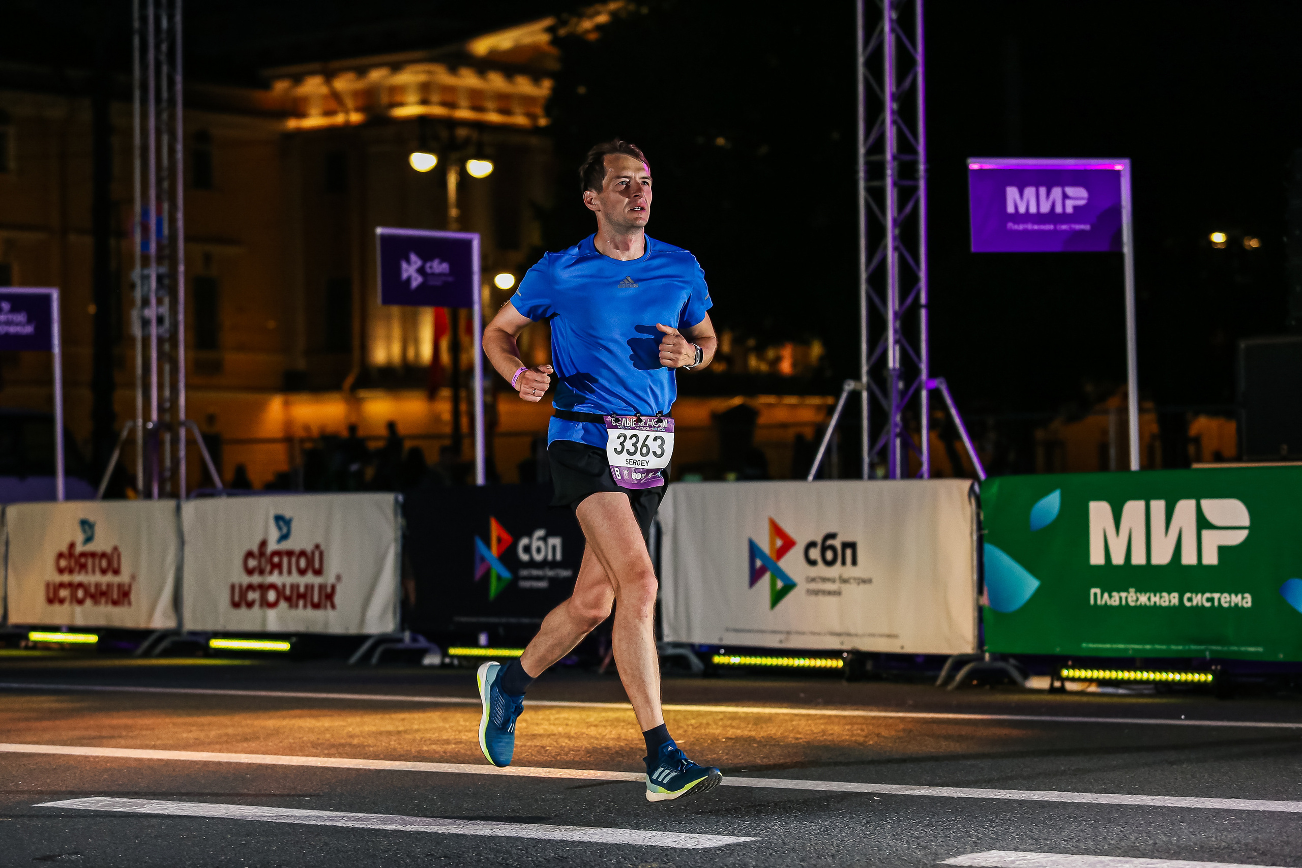 Марафон Белые Ночи 2023. Сергей Гусев — спортивная фотография, виртуальные туры, 3д панорамы