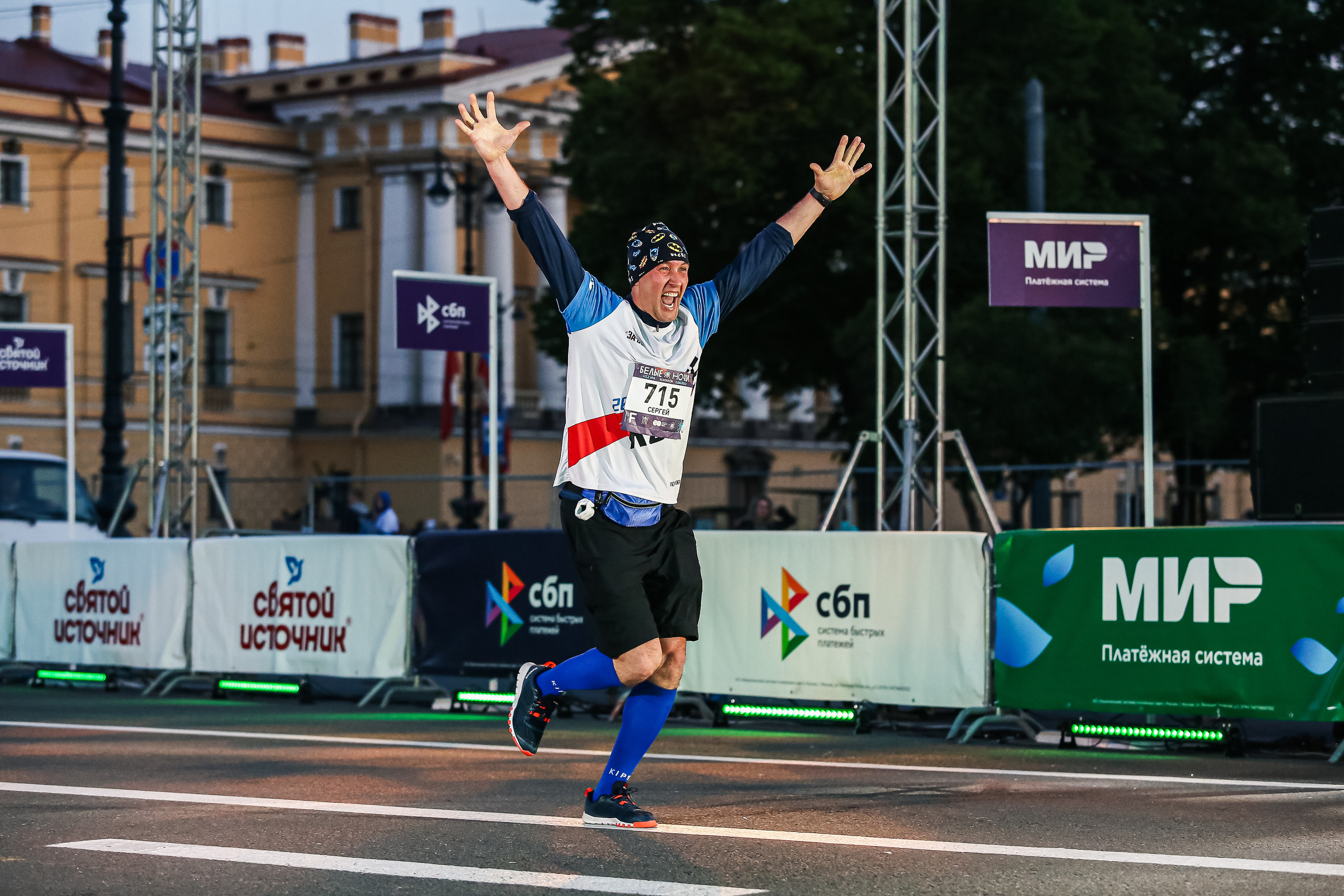 Марафон Белые Ночи 2023. Сергей Гусев — спортивная фотография, виртуальные туры, 3д панорамы