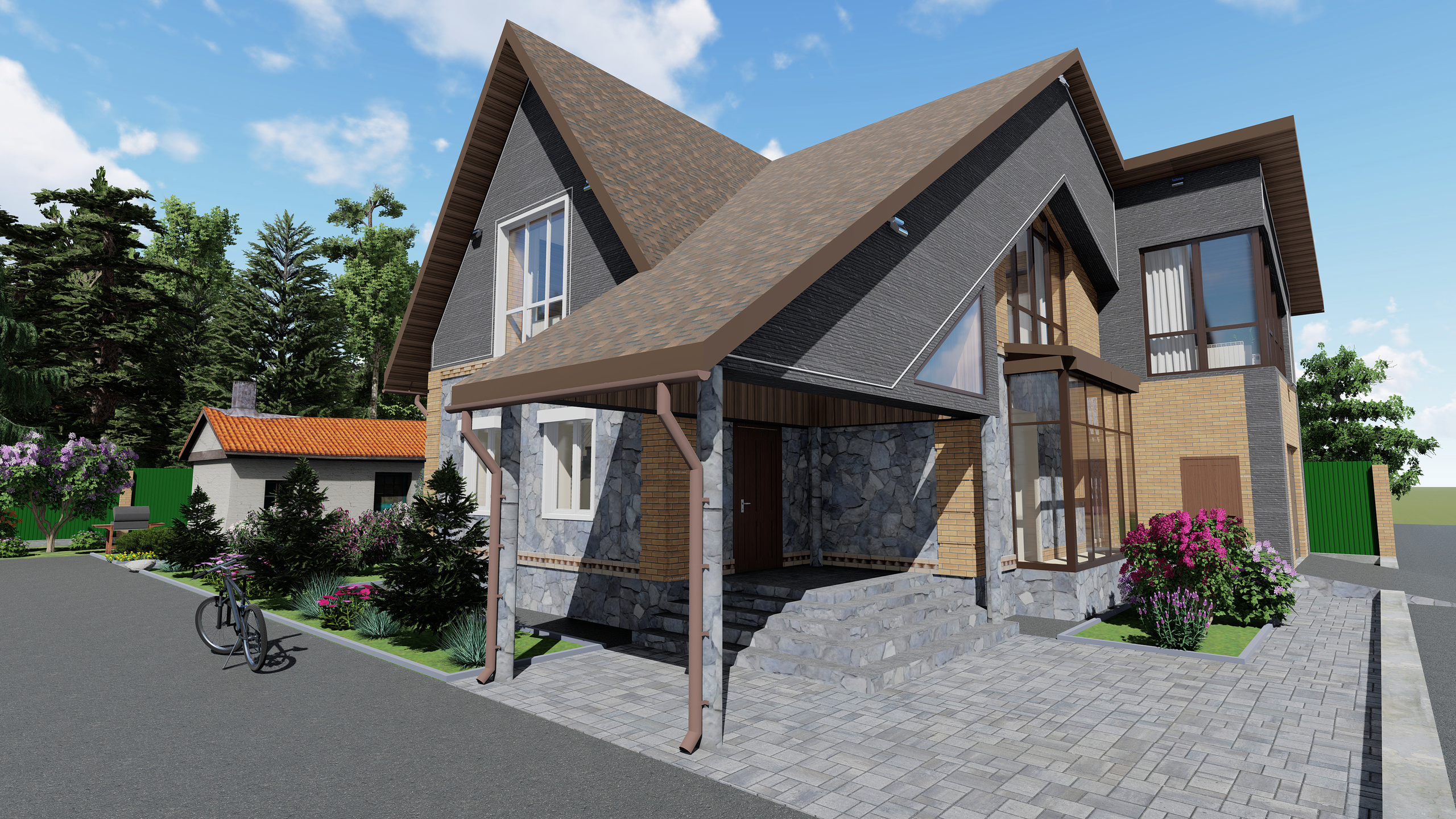 Коттедж 1. Дизайн интерьеров Краснодар