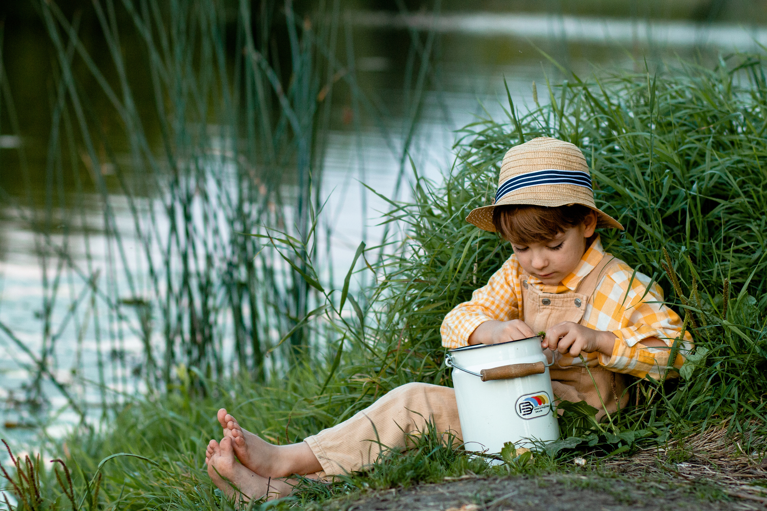 Маленькие рыбаки. Семейный фотограф в Рязани Харламова Влада