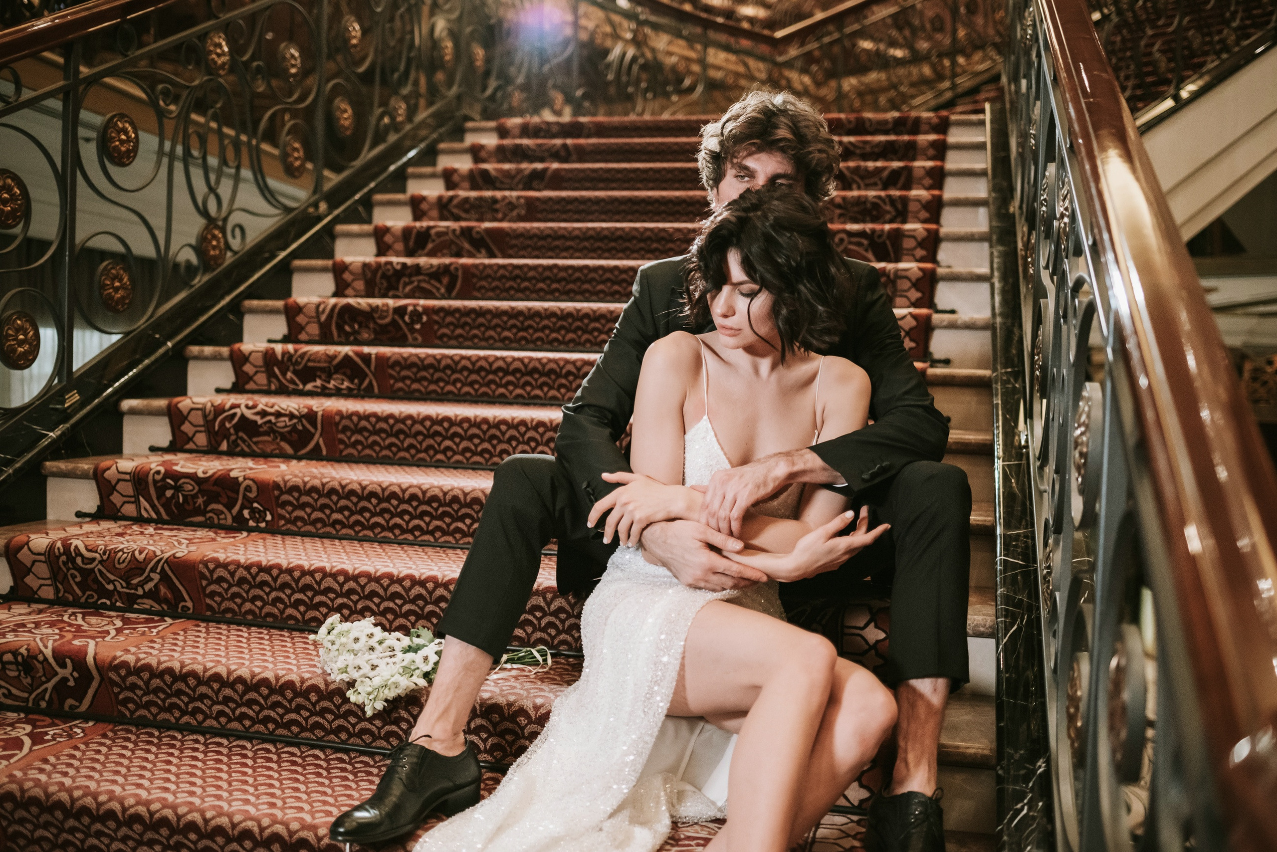 Стильная свадебная фотосессия в отеле Lotte Plaza. Свадебный и семейный фотограф в Москве Светлана Зоткина