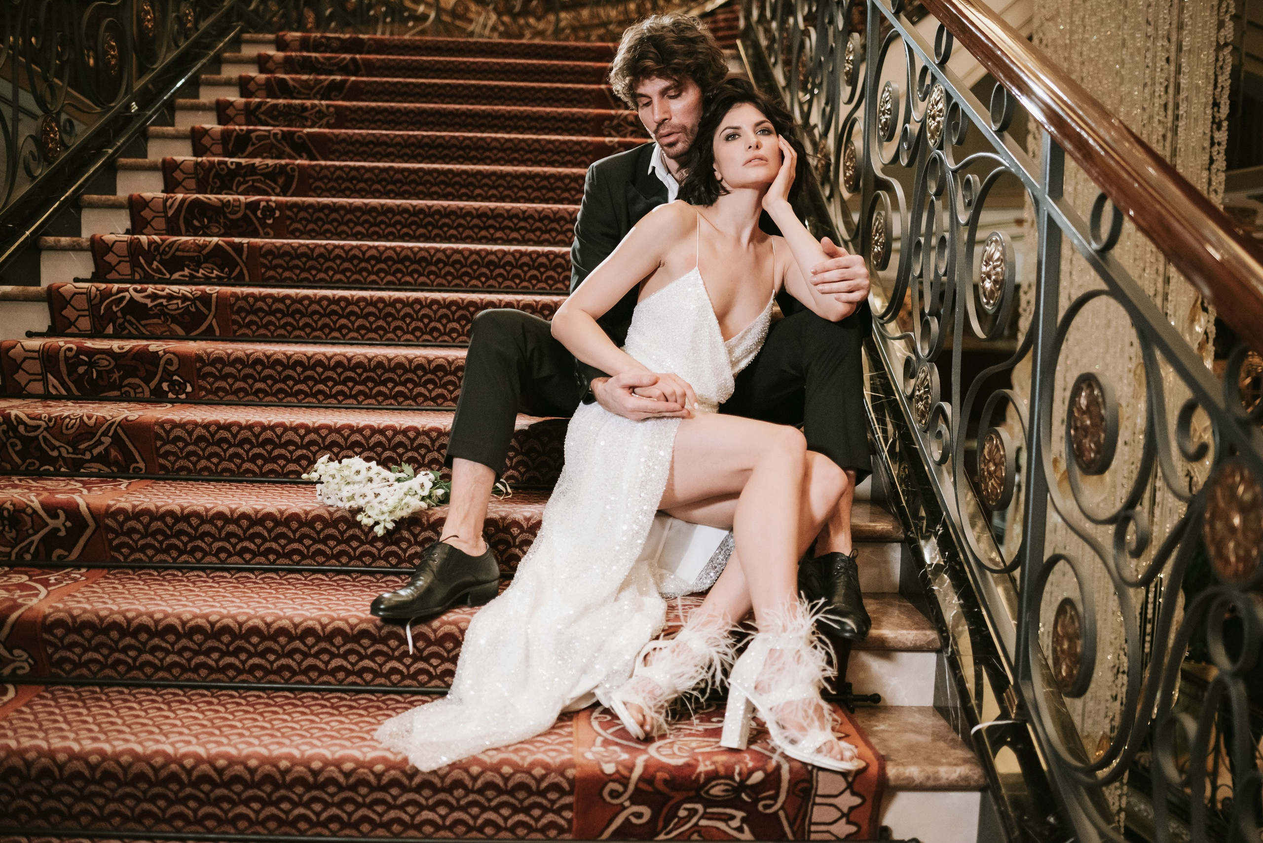 Стильная свадебная фотосессия в отеле Lotte Plaza. Свадебный и семейный фотограф в Москве Светлана Зоткина