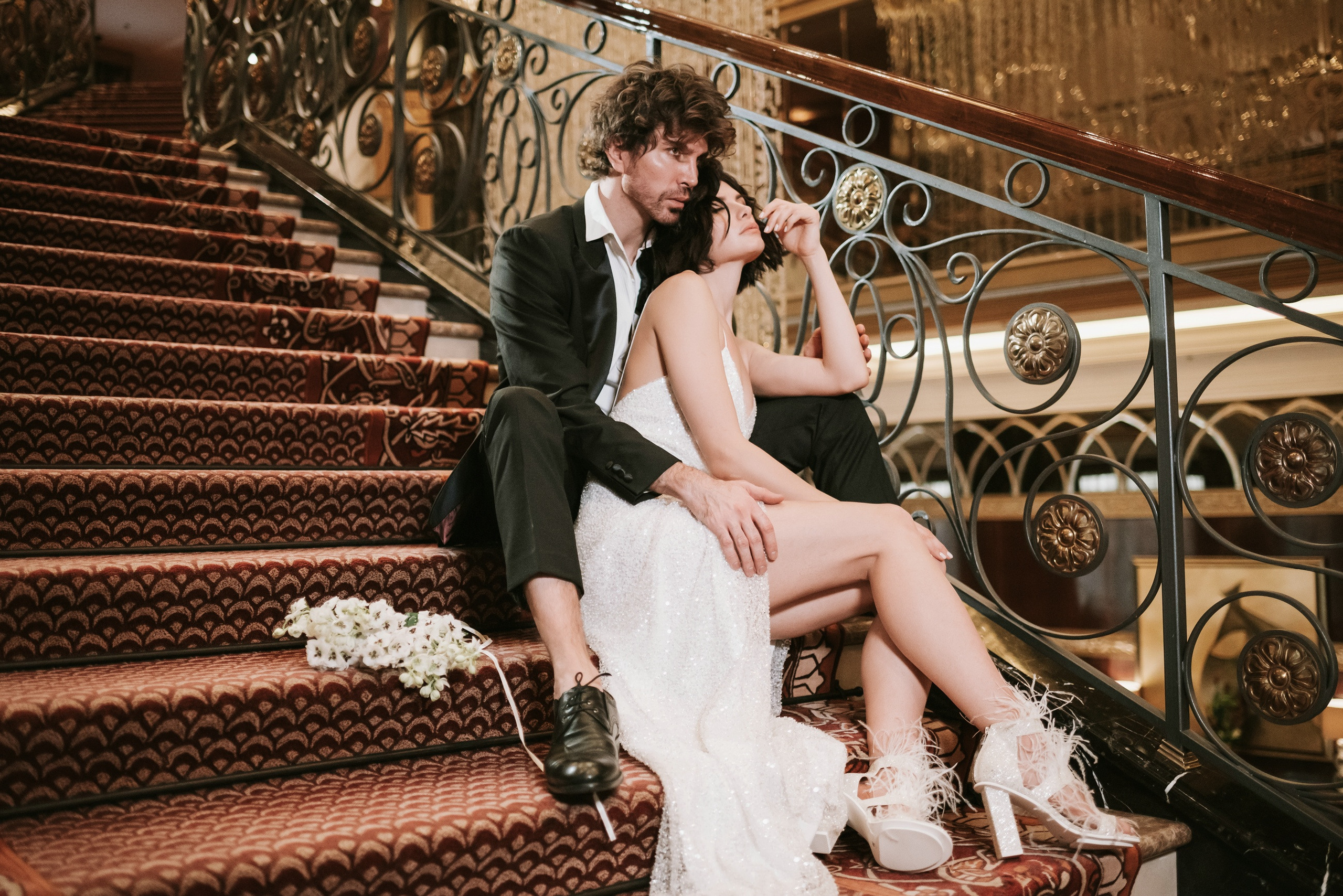 Стильная свадебная фотосессия в отеле Lotte Plaza. Свадебный и семейный фотограф в Москве Светлана Зоткина