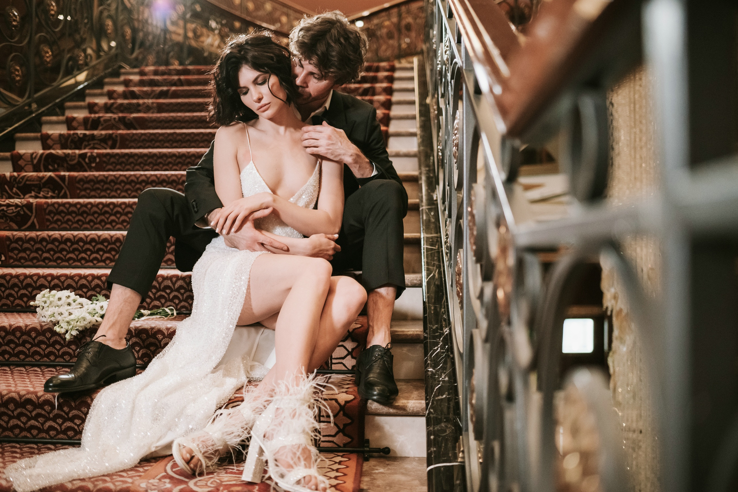 Стильная свадебная фотосессия в отеле Lotte Plaza. Свадебный и семейный фотограф в Москве Светлана Зоткина