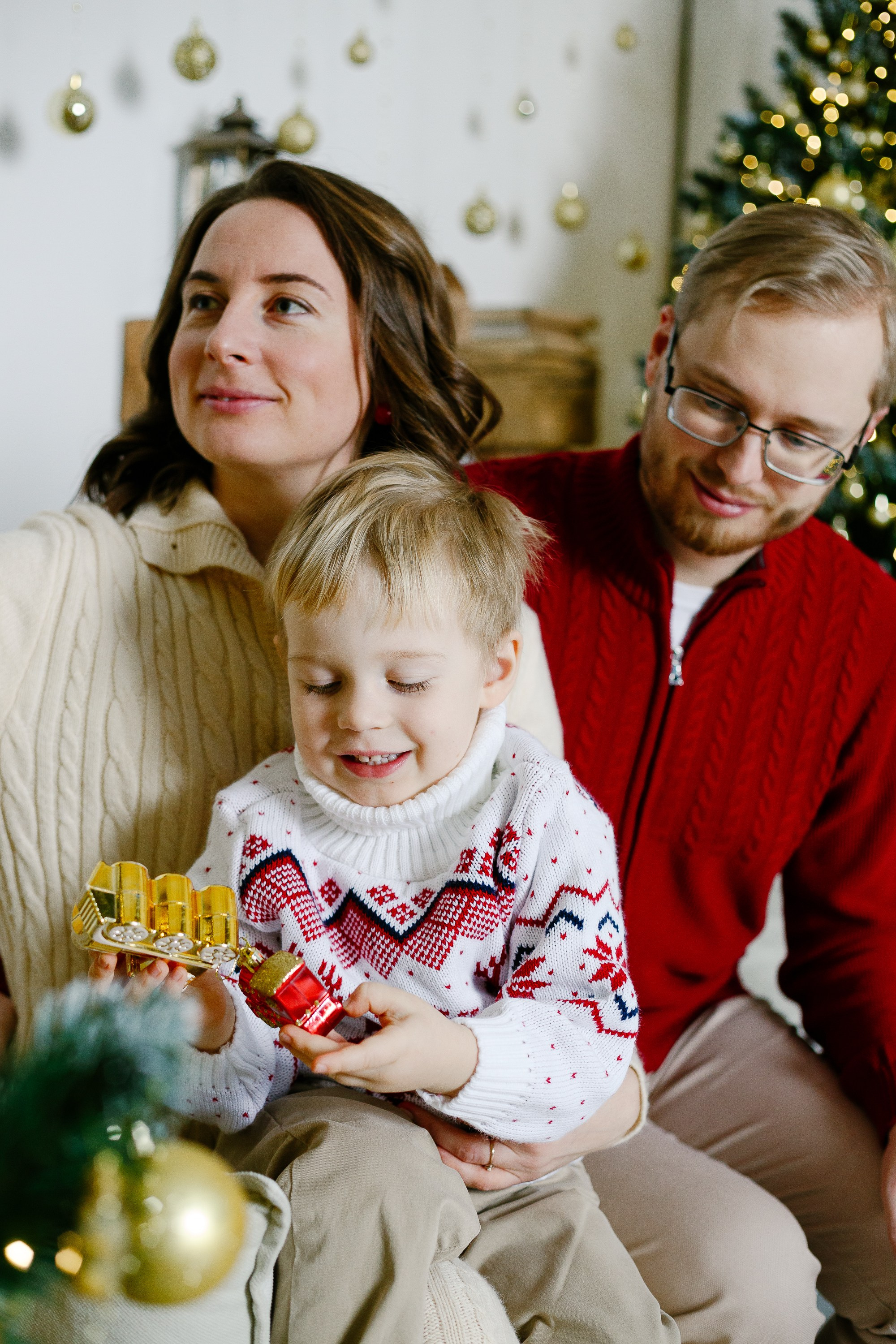Новогодняя фотосессия в студии