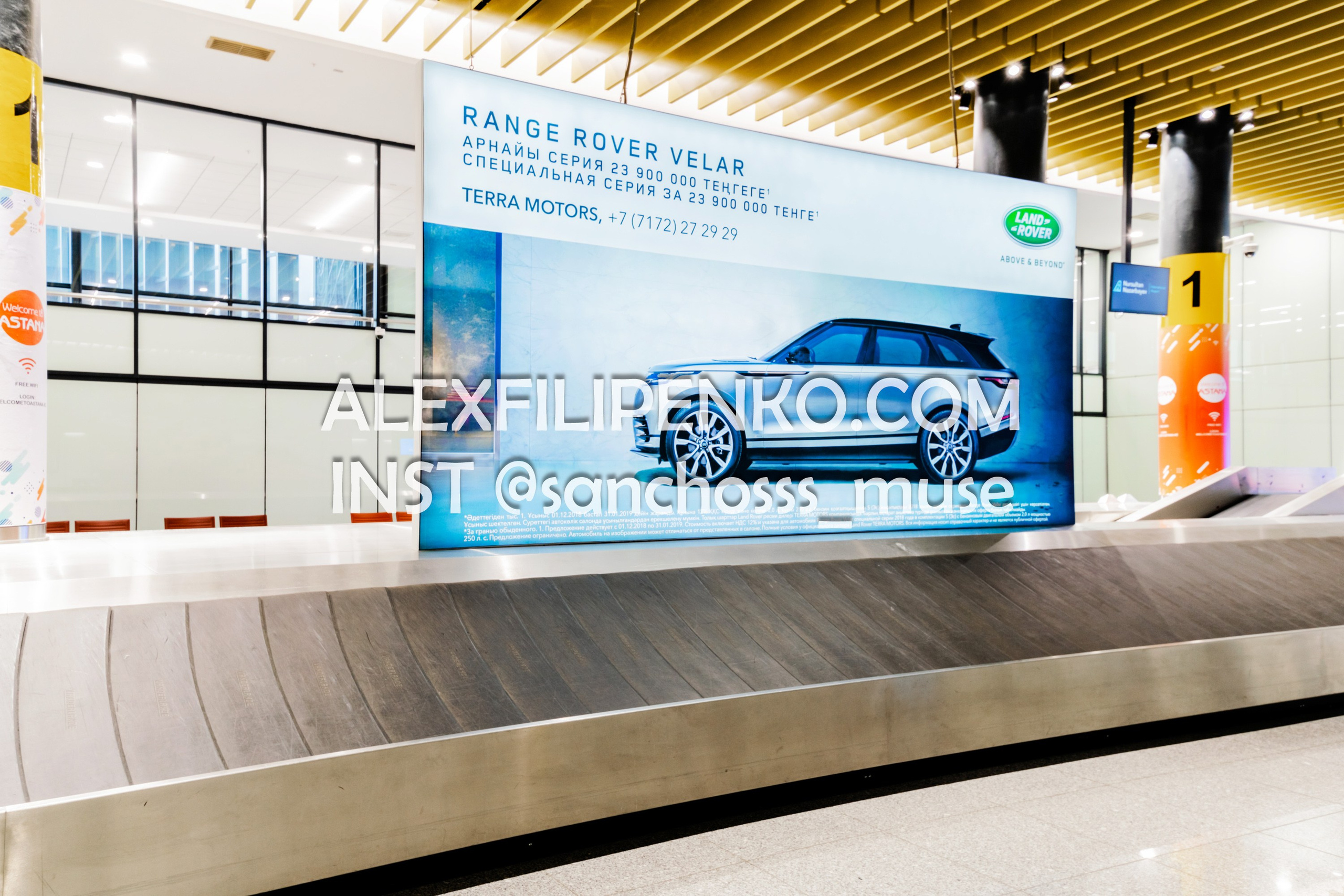 Фотосъемка для рекламного оператора MYD Production в Аэропорту Астаны. Фотограф интерьера недвижимости и архитектуры в Астане