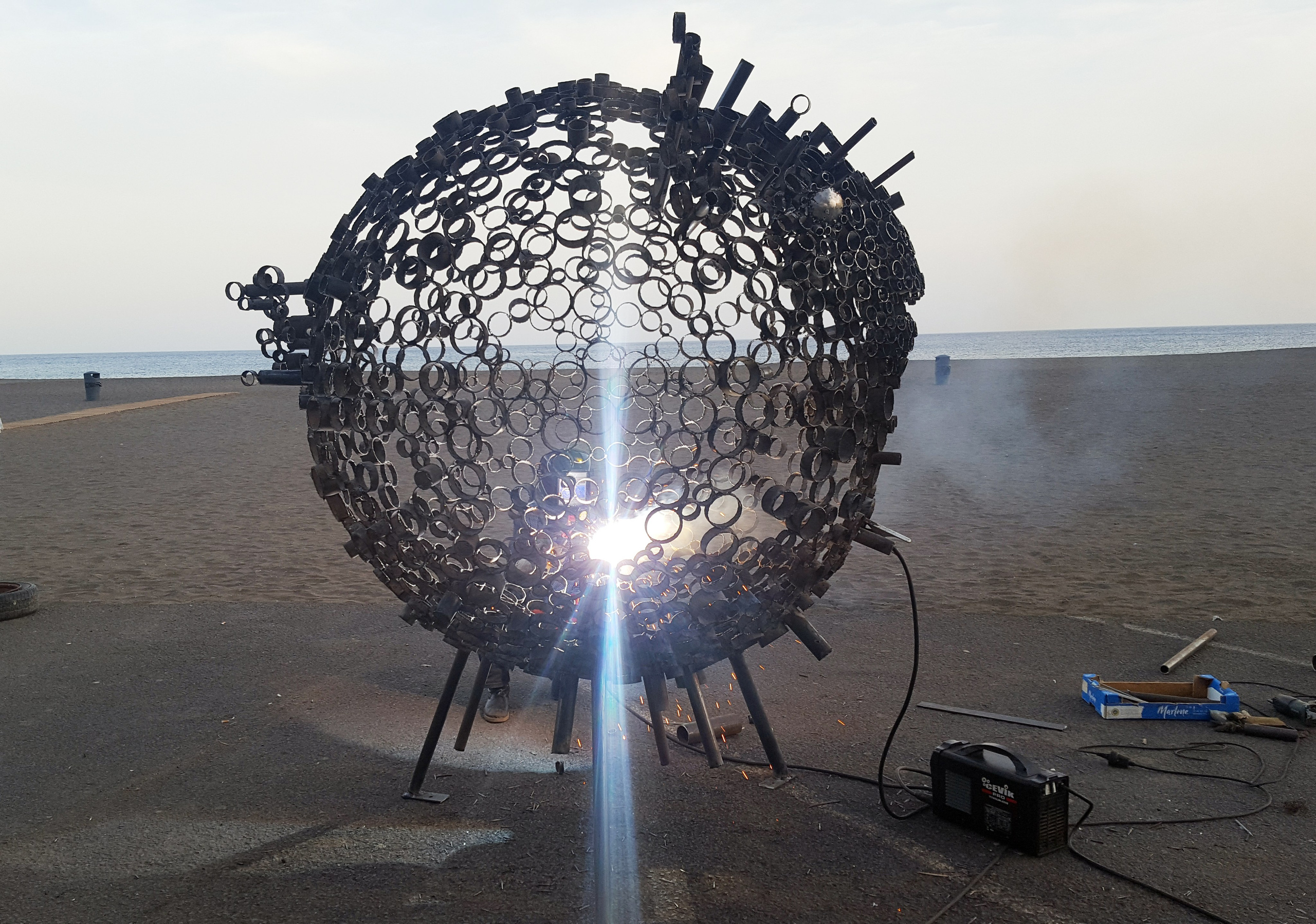 Рыба-шар_Испания _Канарские острова_Фуертевентура_ 2019. Художник — скульптор Антонина Фатхуллина