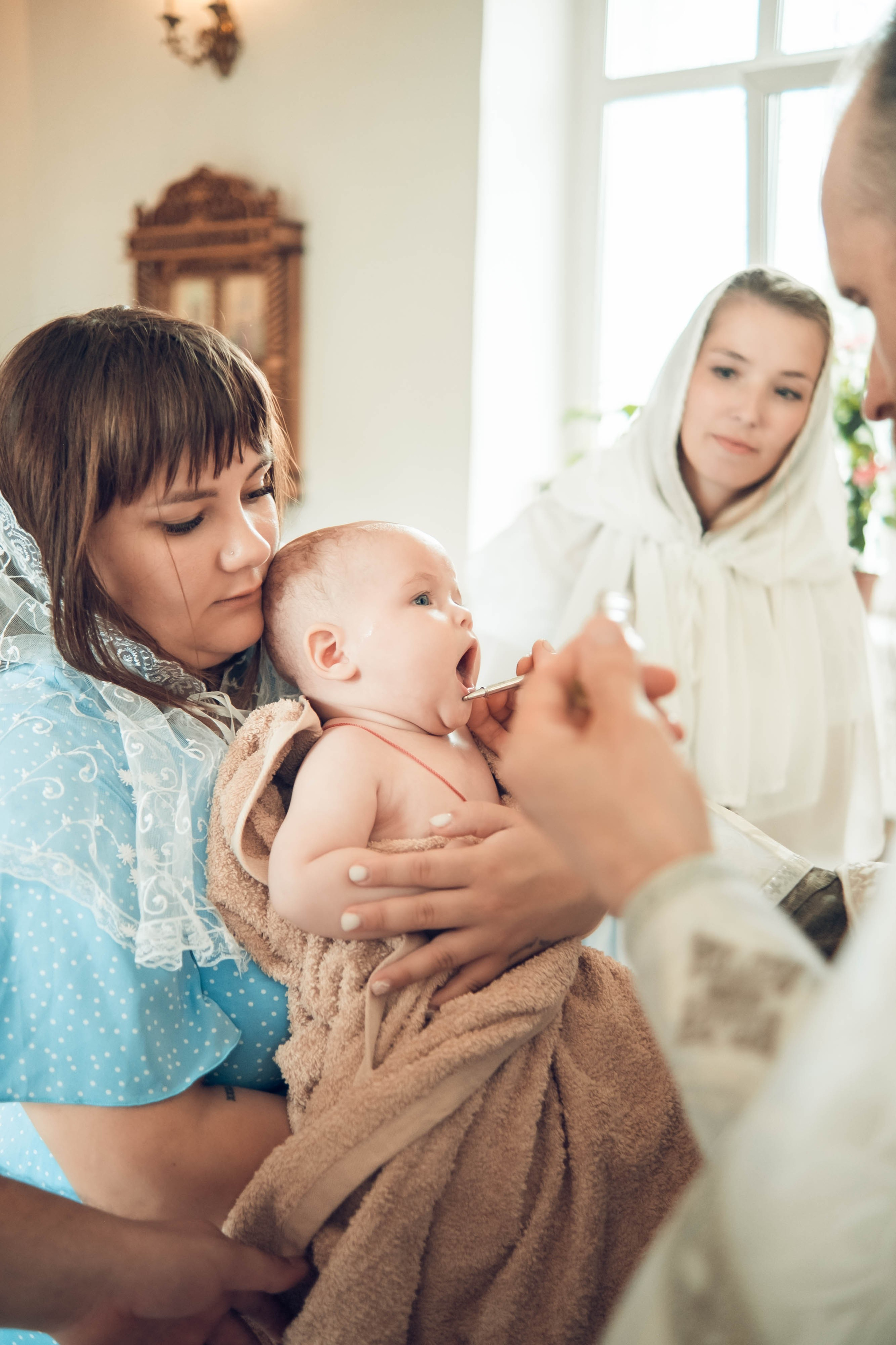 Крещение Ксении. Семейная фото и видеосъёмка. Брянск
