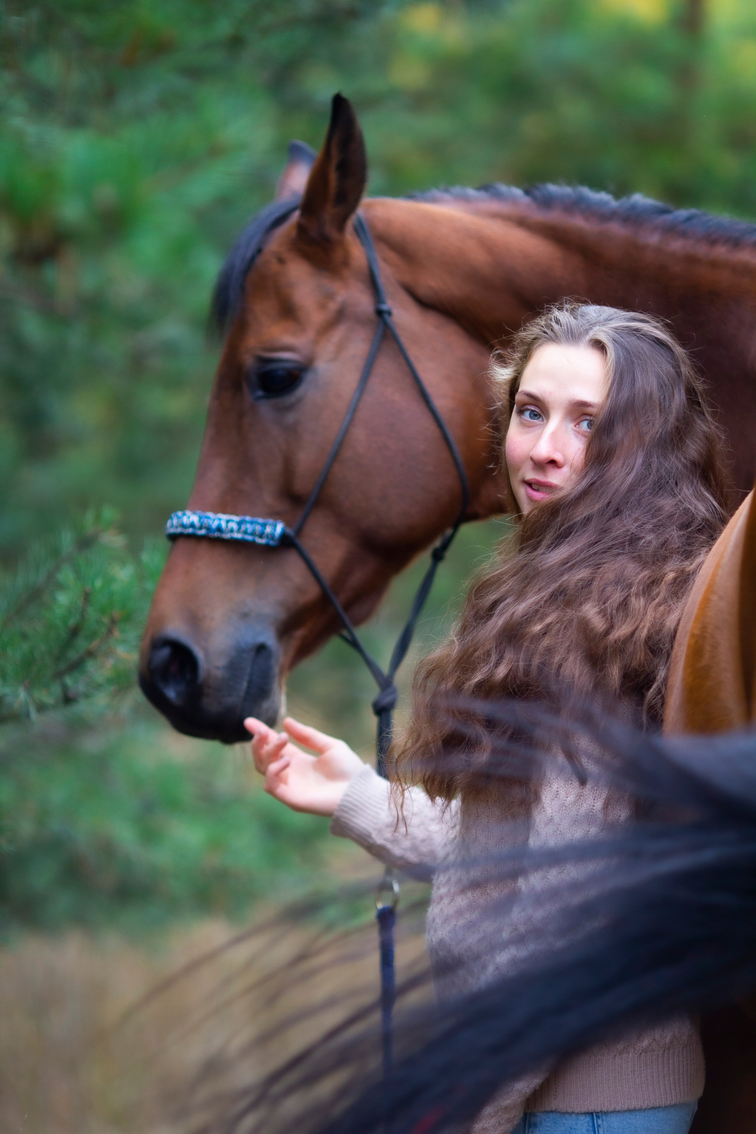 С лошадьми. Фотограф в Москве и в Московской области Сандра