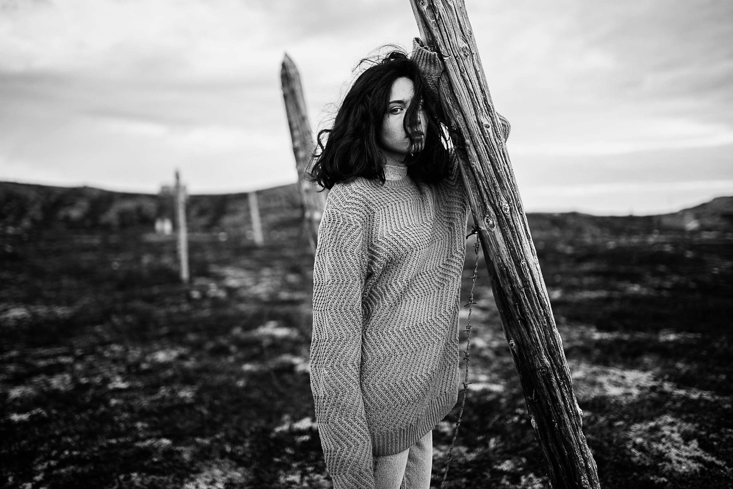 Портреты (чб). Фотохудожник Хельга Йорк