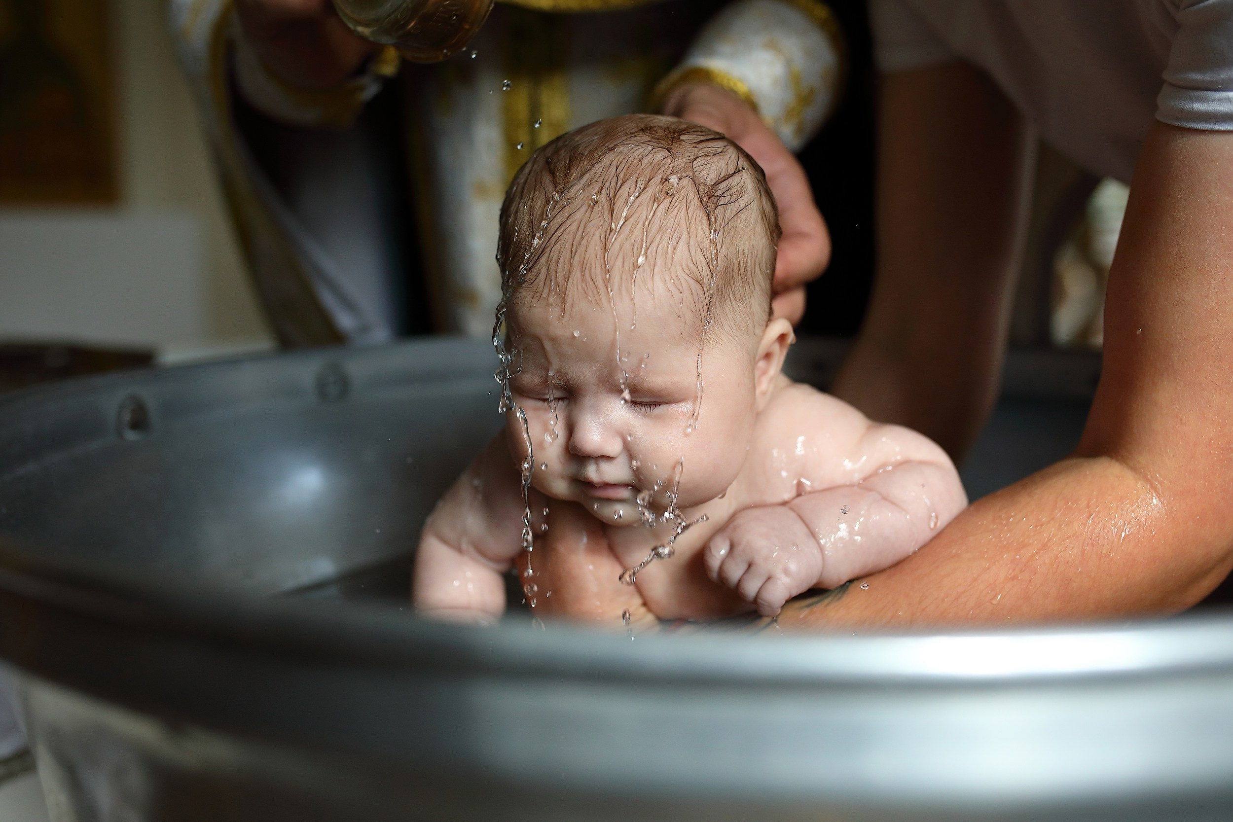 фотосессия крещение в храме 