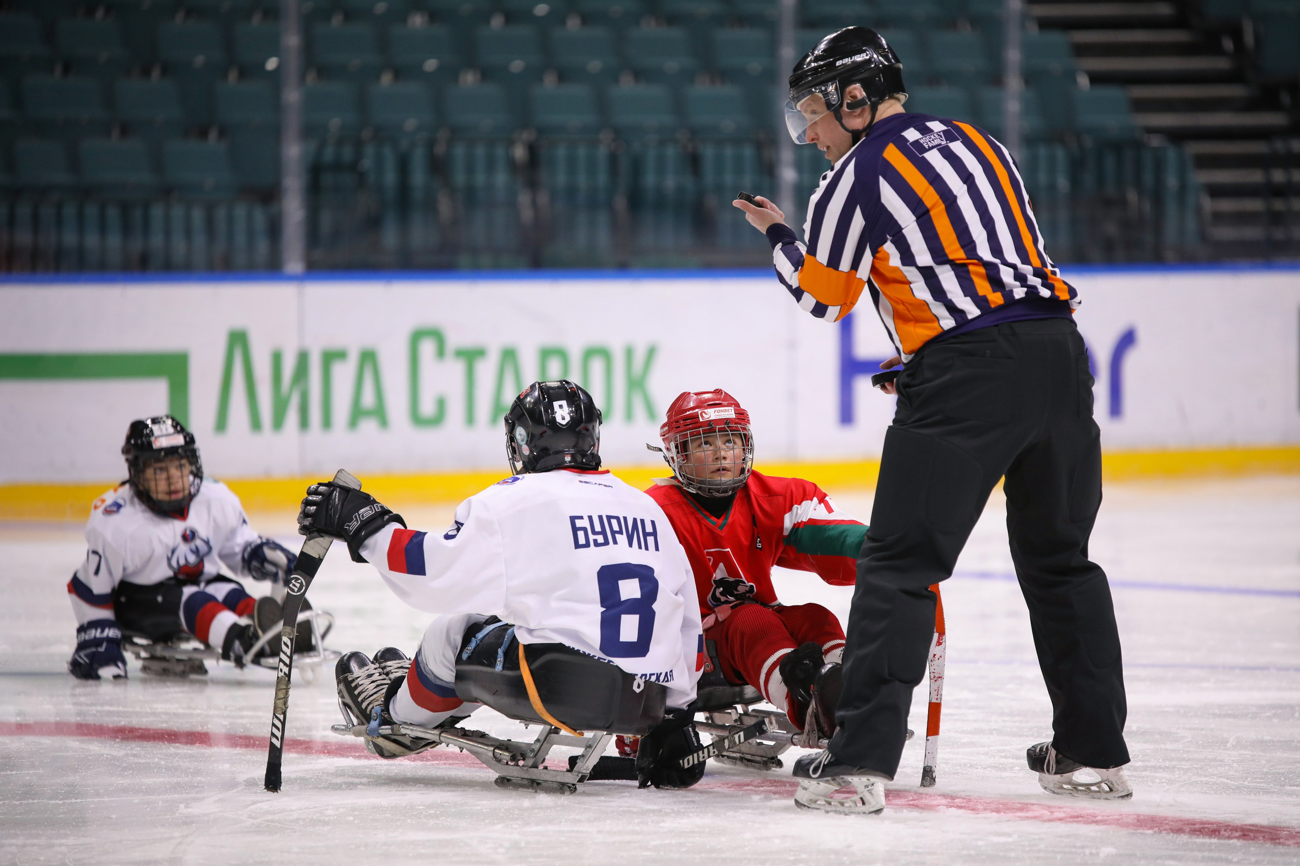 Следж-хоккей. Спортивный фотограф в Санкт-Петербурге Наталья Ксенофонтова