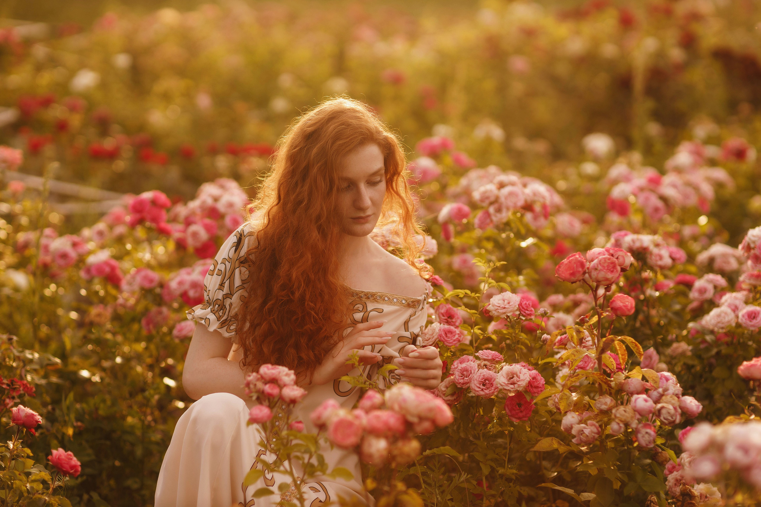 Фотосессия на заливе с Татой в платье от Ирины Павловой. Портретный и репортажный фотограф в Чебоксарах Андриян Чаркин