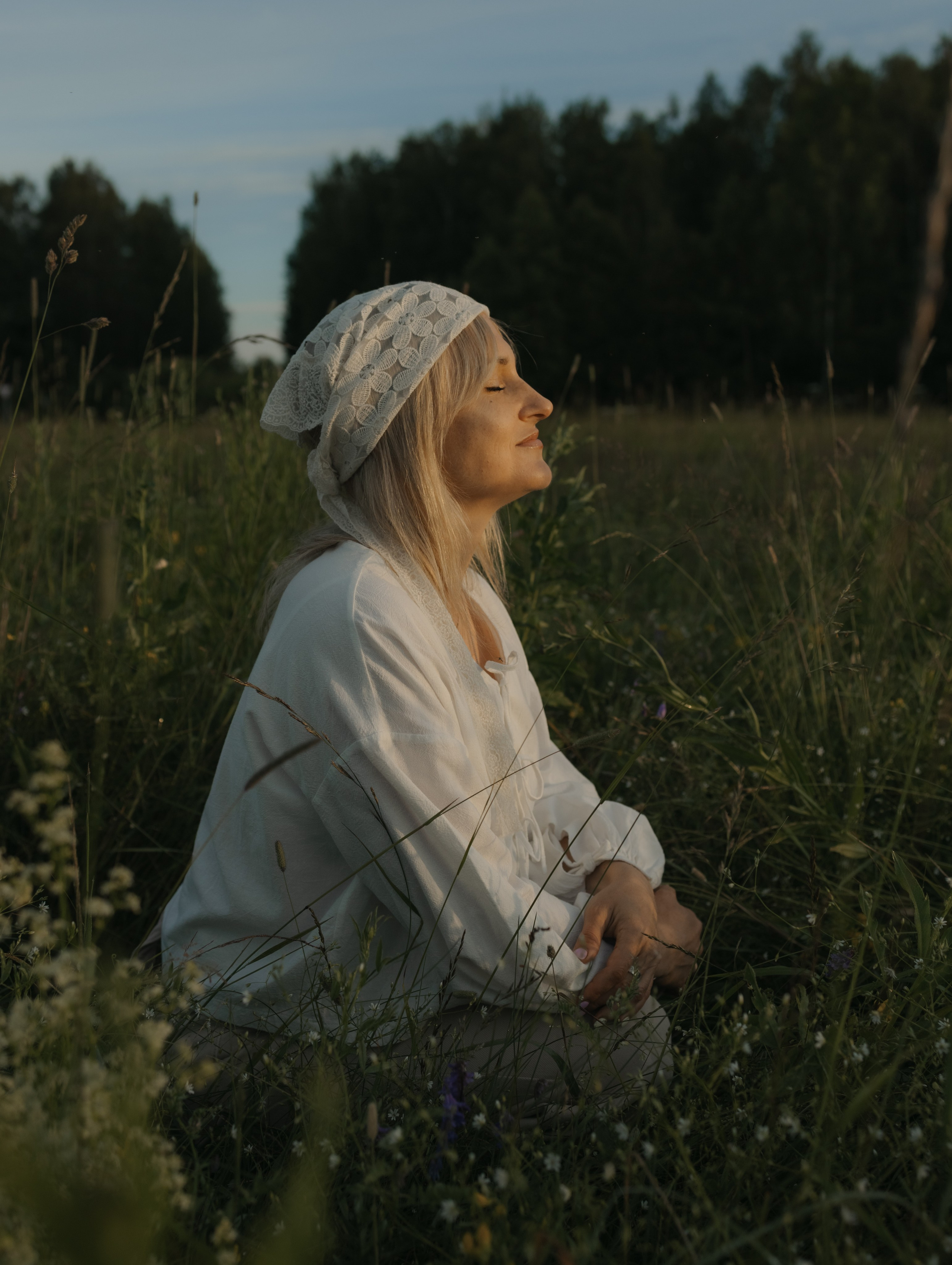 С Леной в полях. Фотограф Углич и Ярославль Ольга Тятюшкина