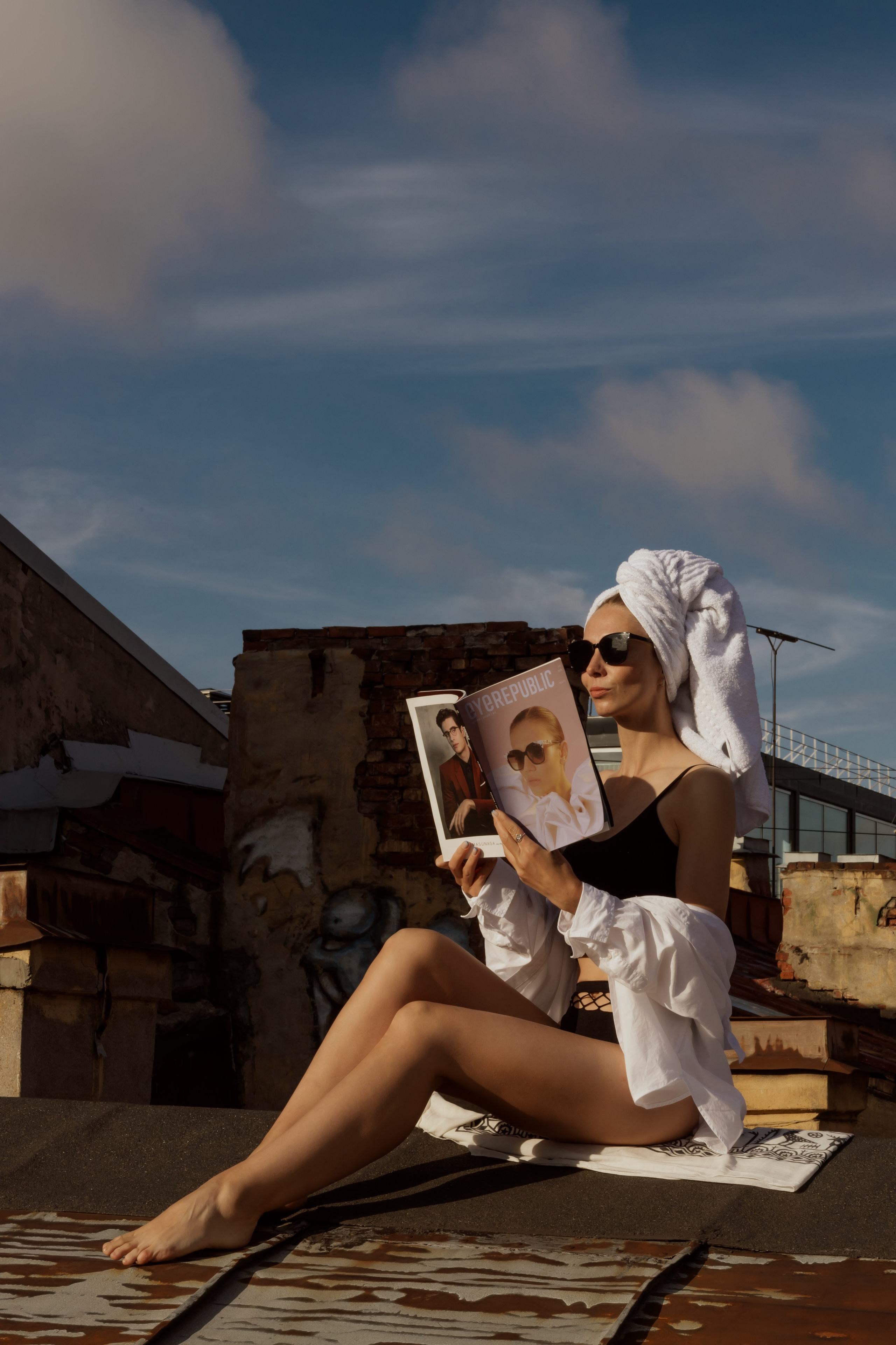 Фотосессия на крыше. Персональный фотограф в Санкт-Петербурге Тимур Калимулин