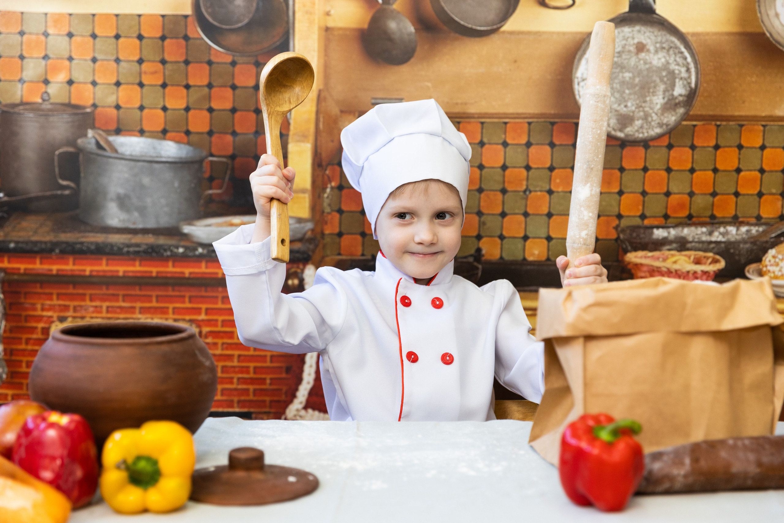 Тематическая «Поварята». Семейный, детский, школьный фотограф в Благовещенске Яна Белоусова