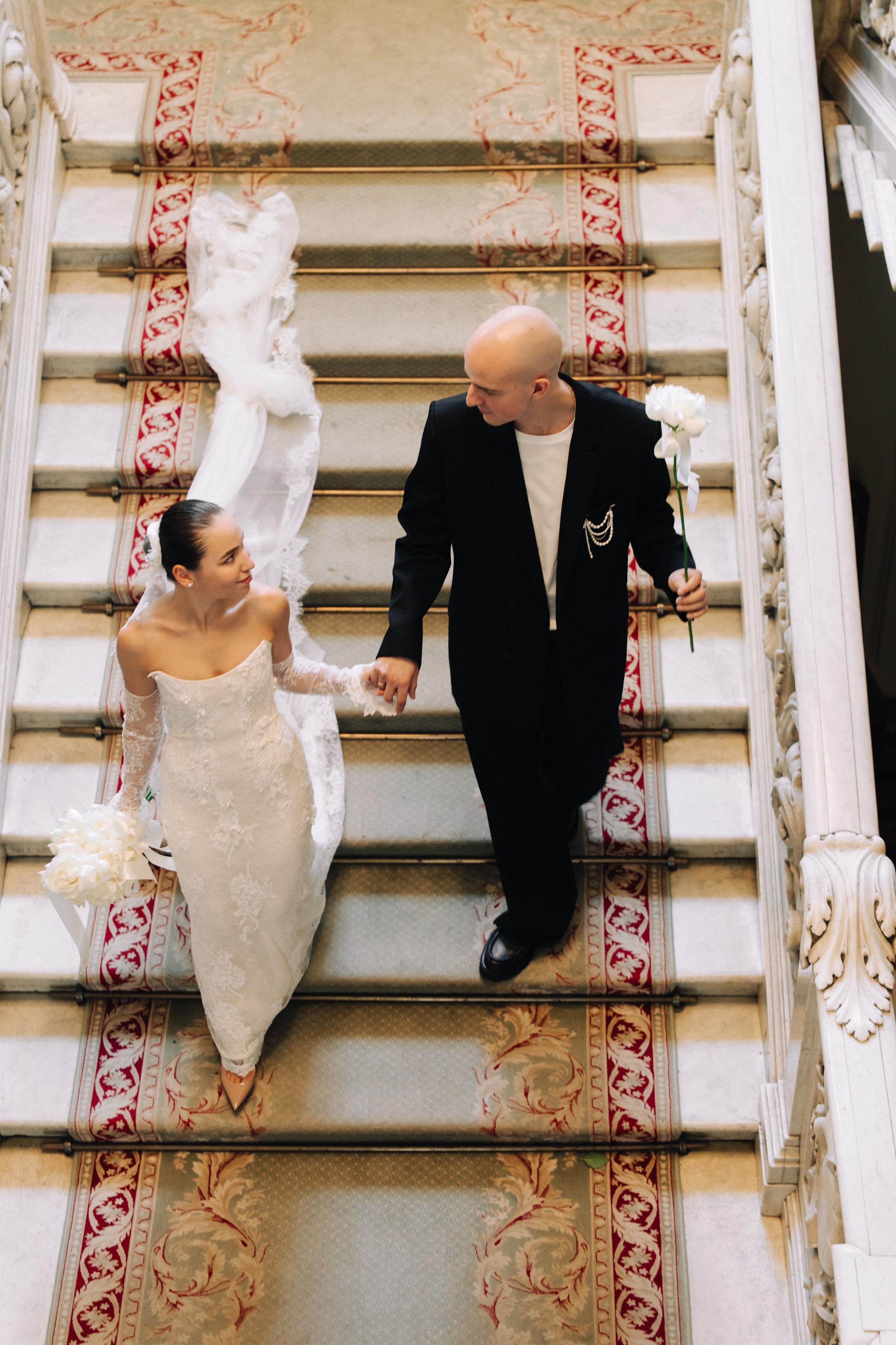 Вова и Лиза. Питер. Гранд Отель Европа, 1 дворец бракосочетания и особняк Мясникова. Свадебный фотограф Катерина Чулкова