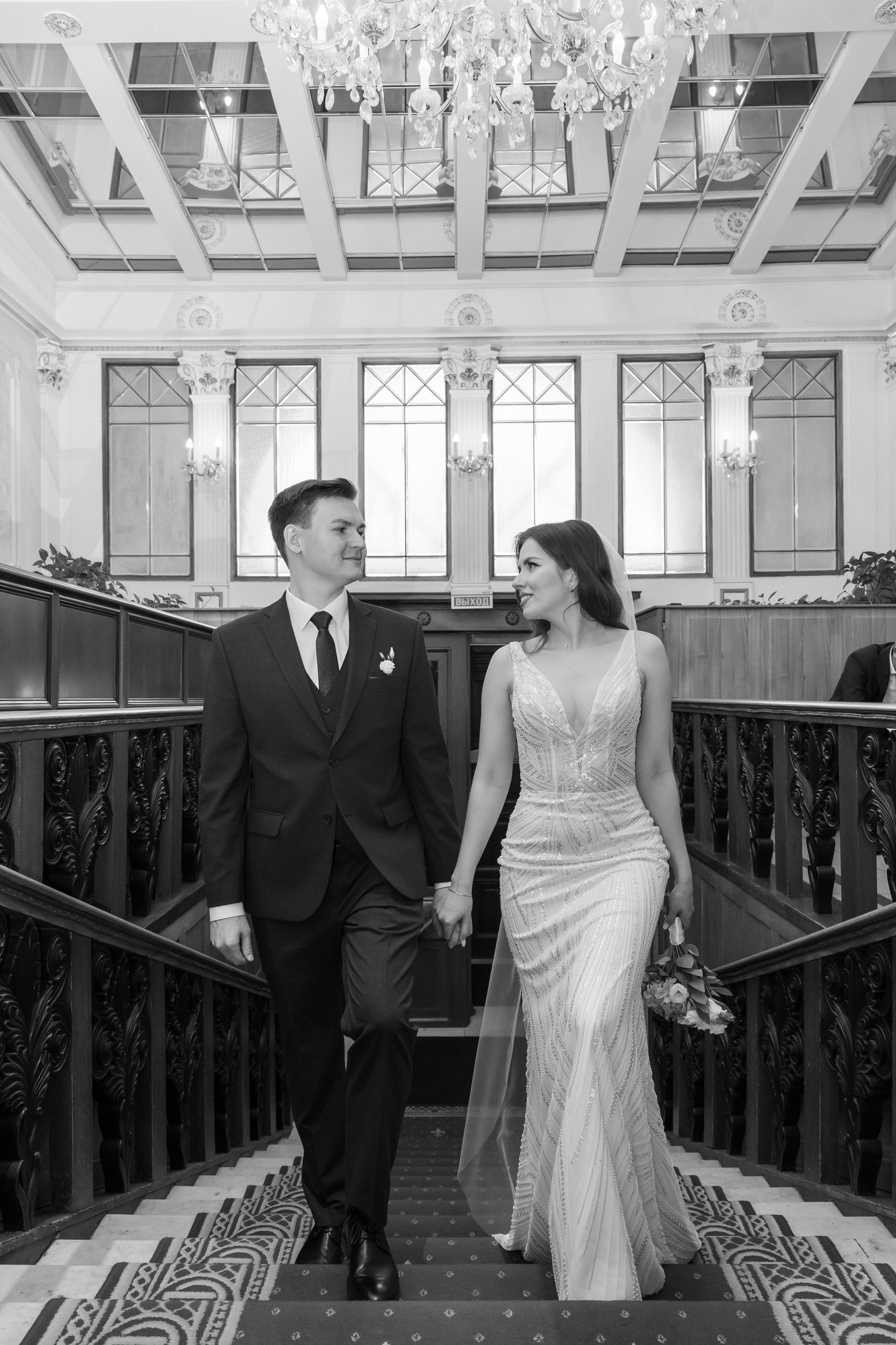 Даша и Дима, Грибоедовский ЗАГС. Свадебный и репортажный фотограф (Москва, Королев и другие)