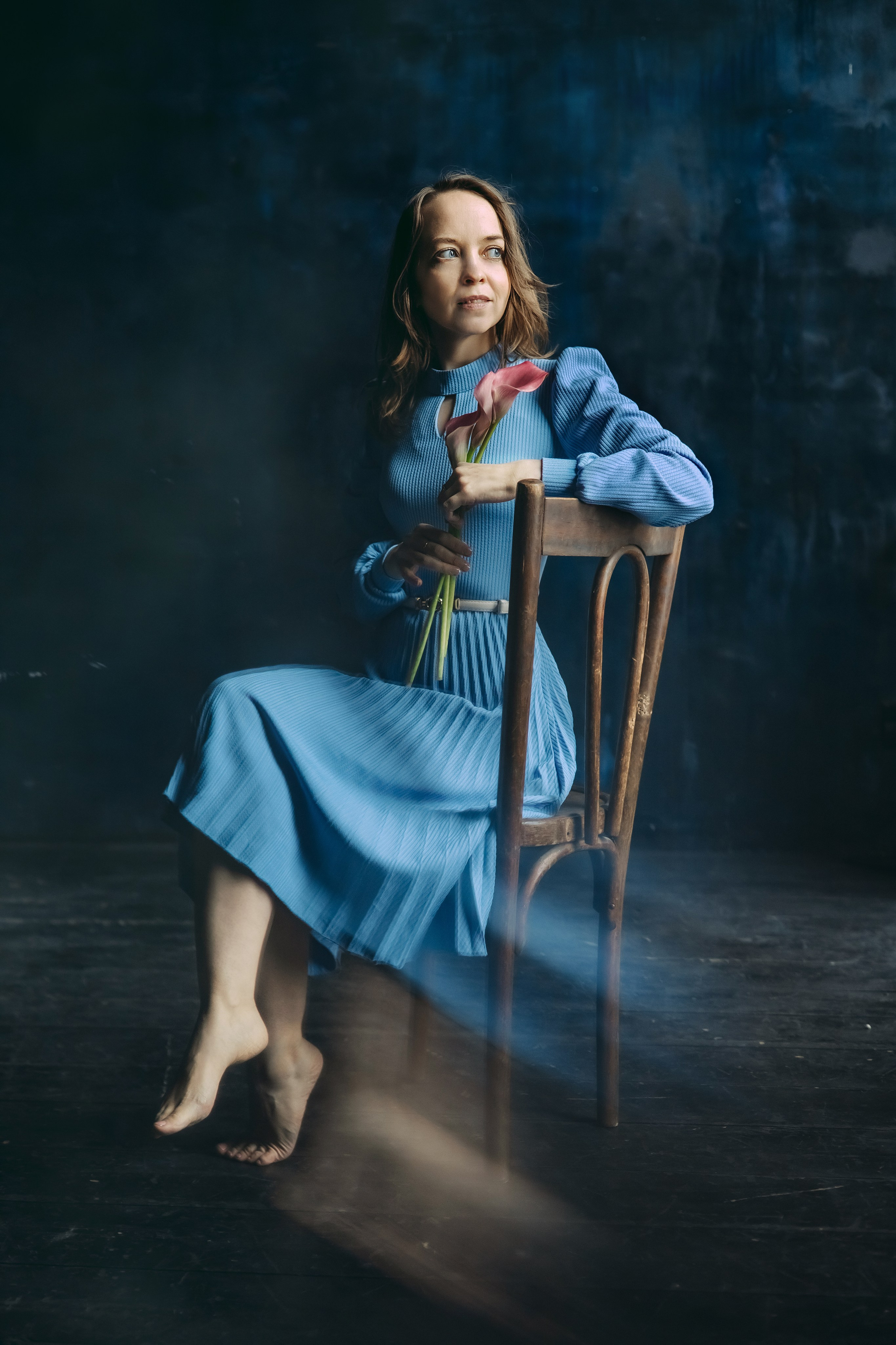 Художественный женский портрет в студии. Семейный и детский фотограф в Москве Анна Чертополох