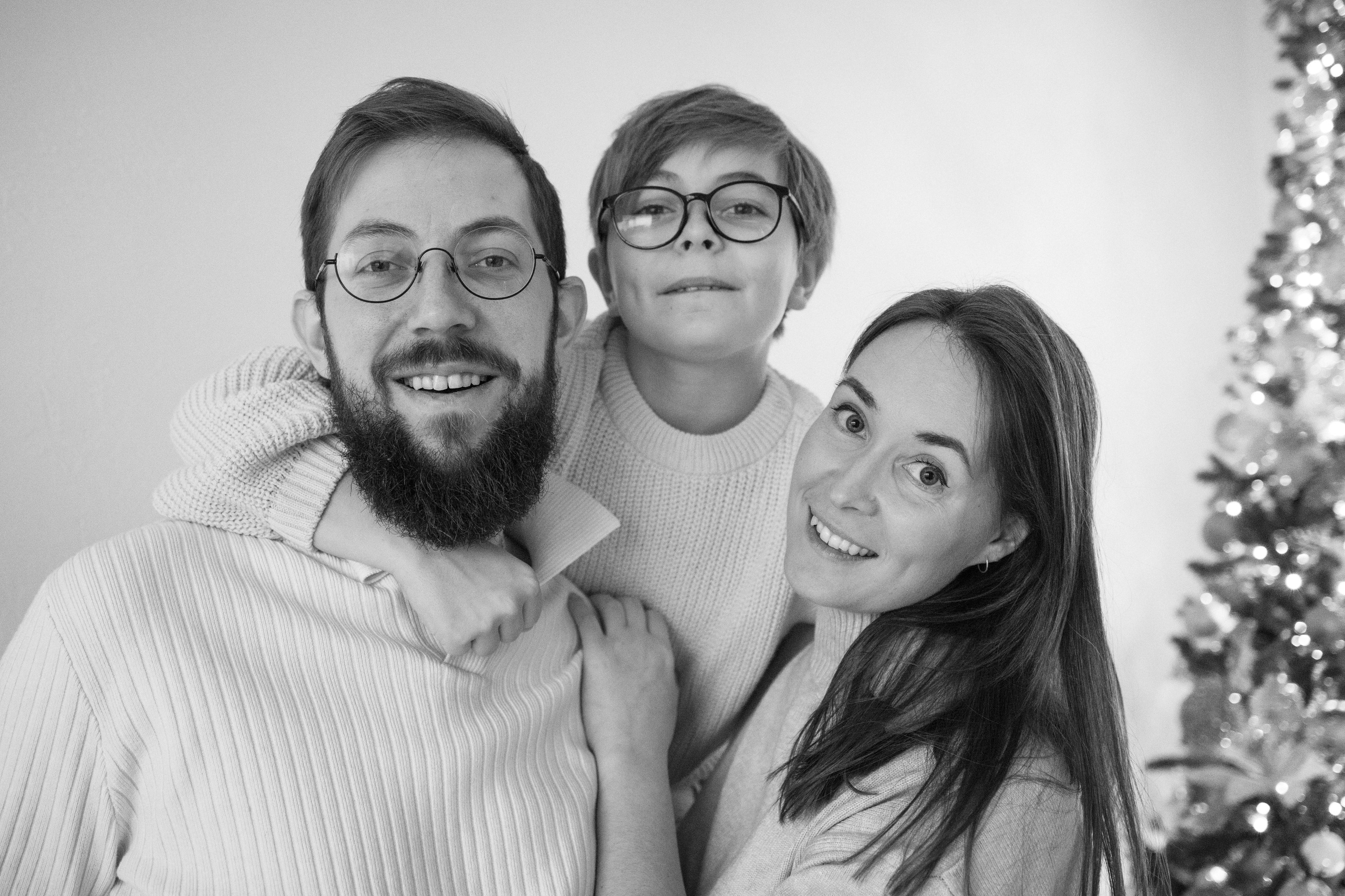 Новогодняя фотосъемка в студии. Семейный видеограф в Москве Элина Ладова