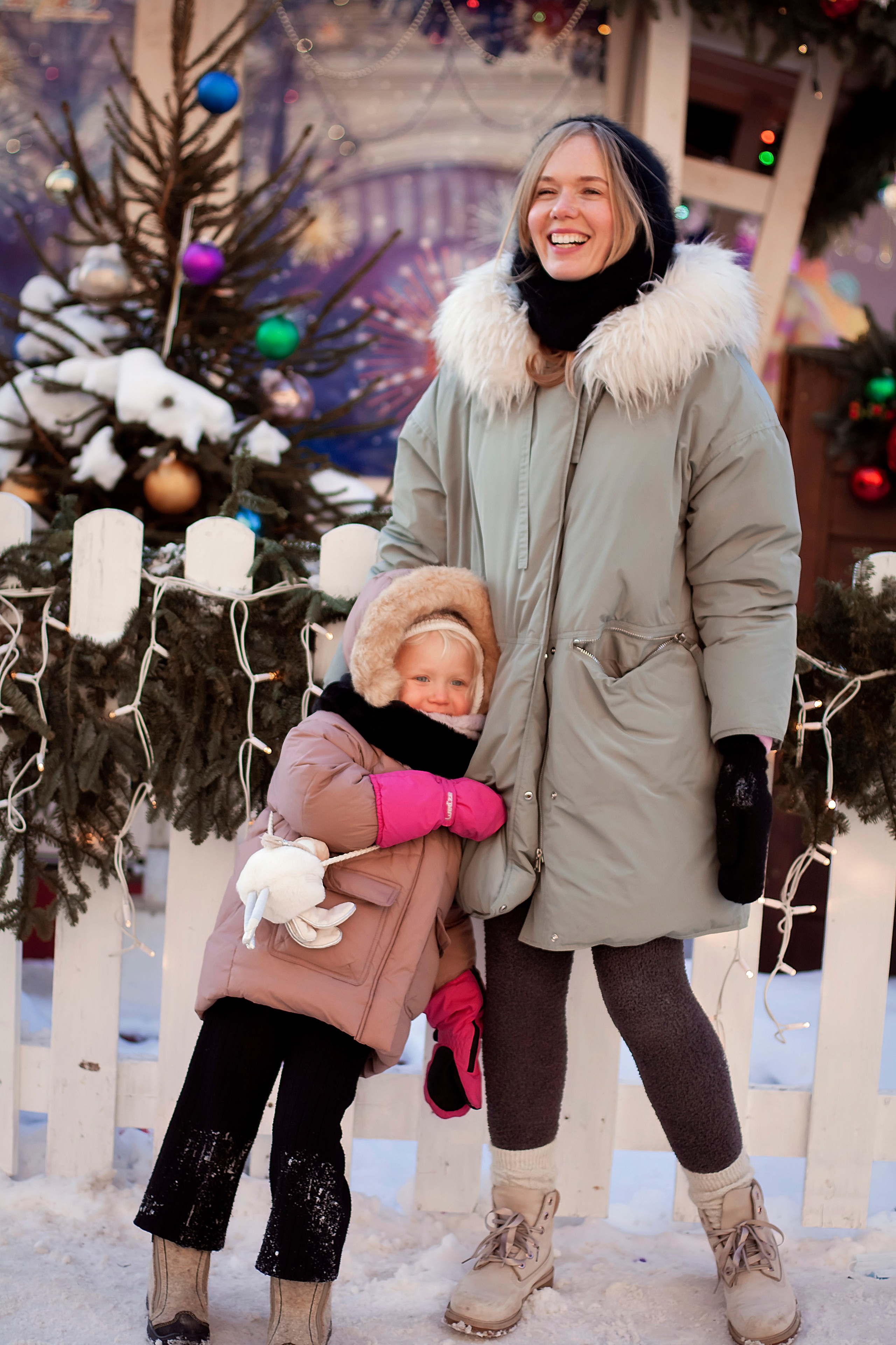 Настя и Василиса. Новогодняя прогулка. Профессиональный фотограф, Москва |Видное Елена Елизарова