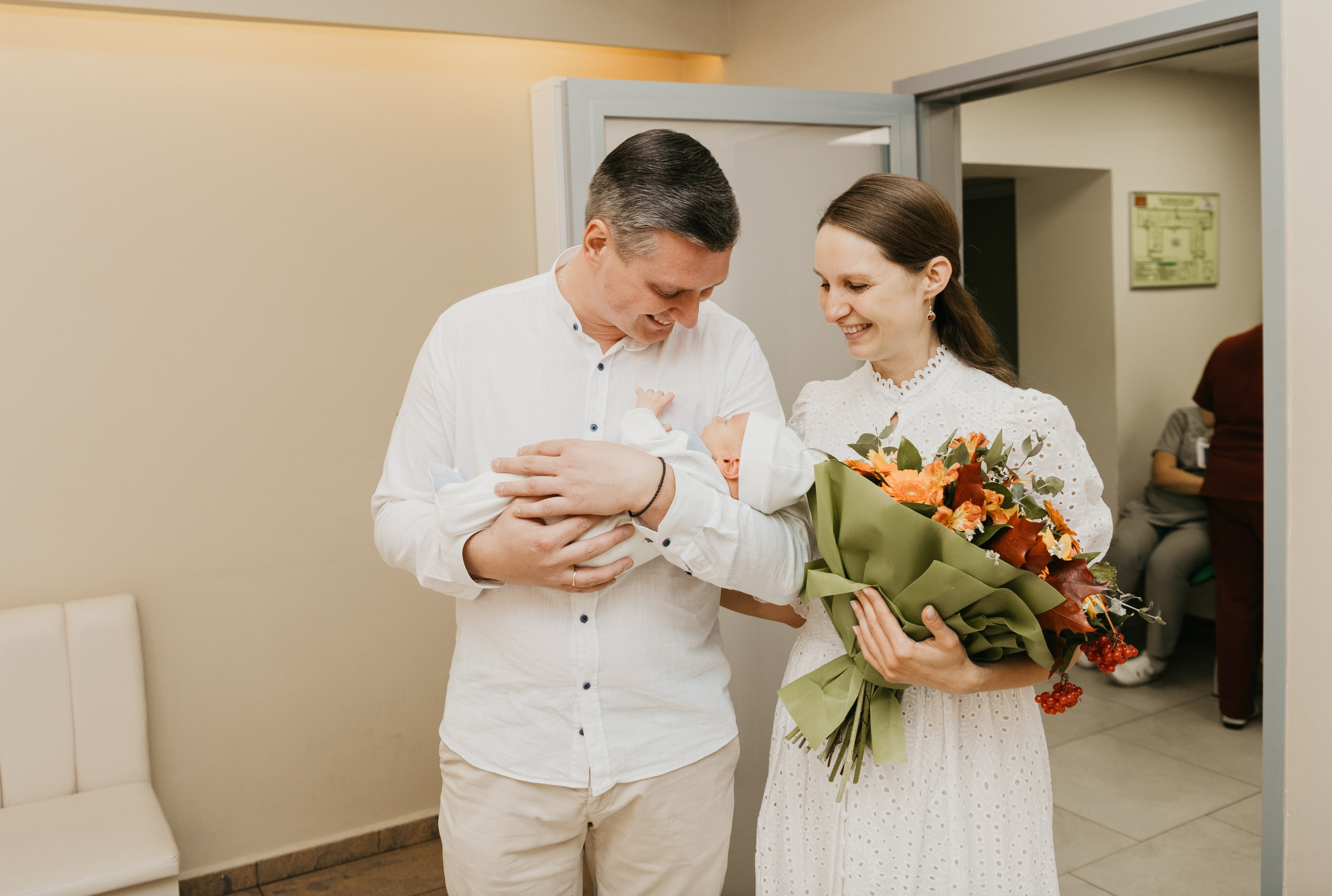 Выписка Павла. Ерамишанцева. Фотограф на выписку из роддома в Москве и МО