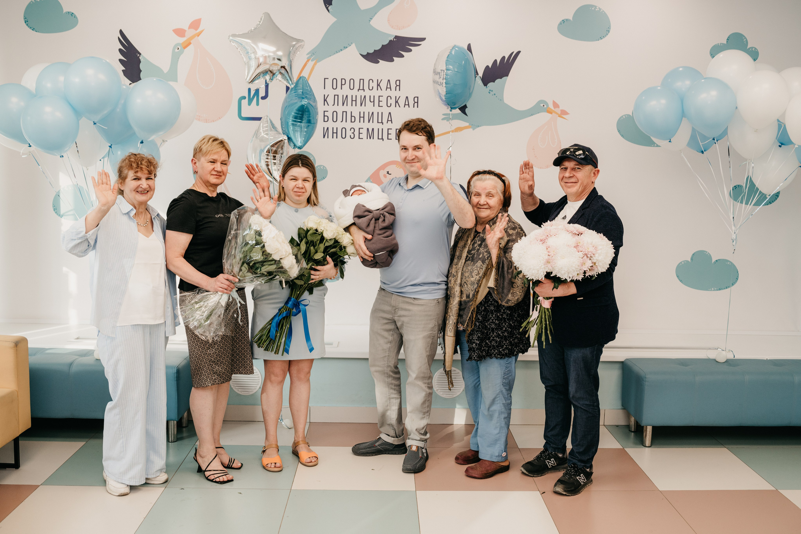 Выписка Егора. Фотограф на выписку из роддома в Москве и МО