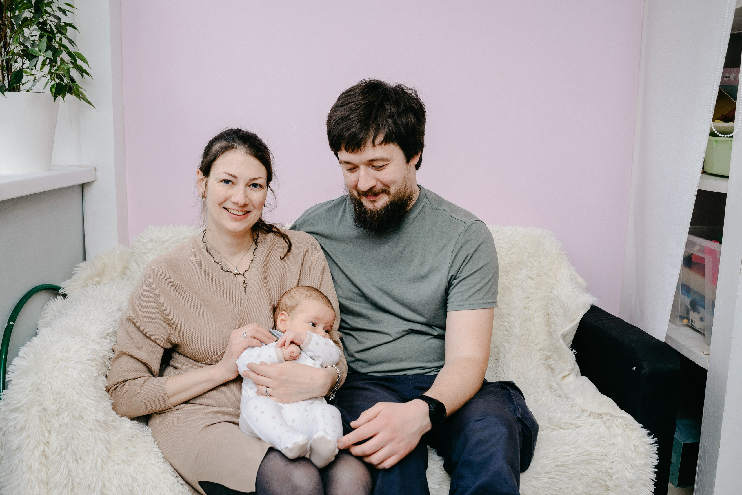 День рождения Марфы. Фотограф на выписку из роддома в Москве и МО