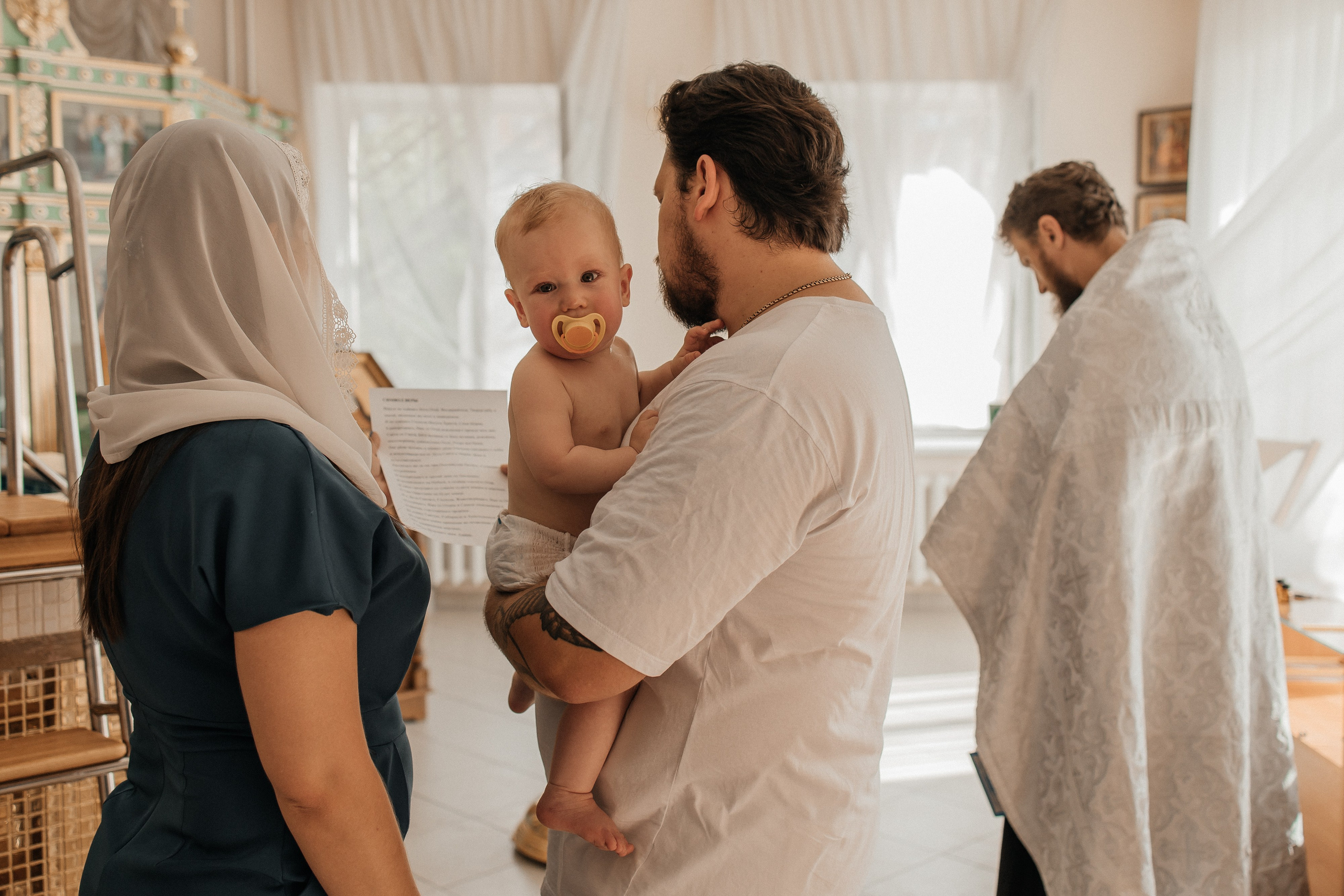 Фотограф на крещение в Казани